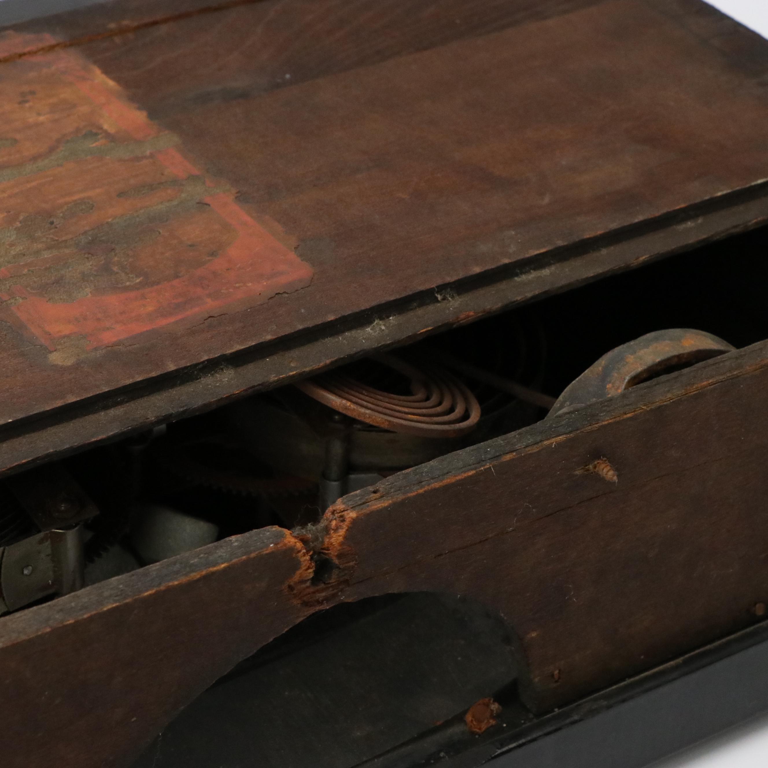 Ingraham "Palace" Enameled Wood Mantel Clock, C. 1912