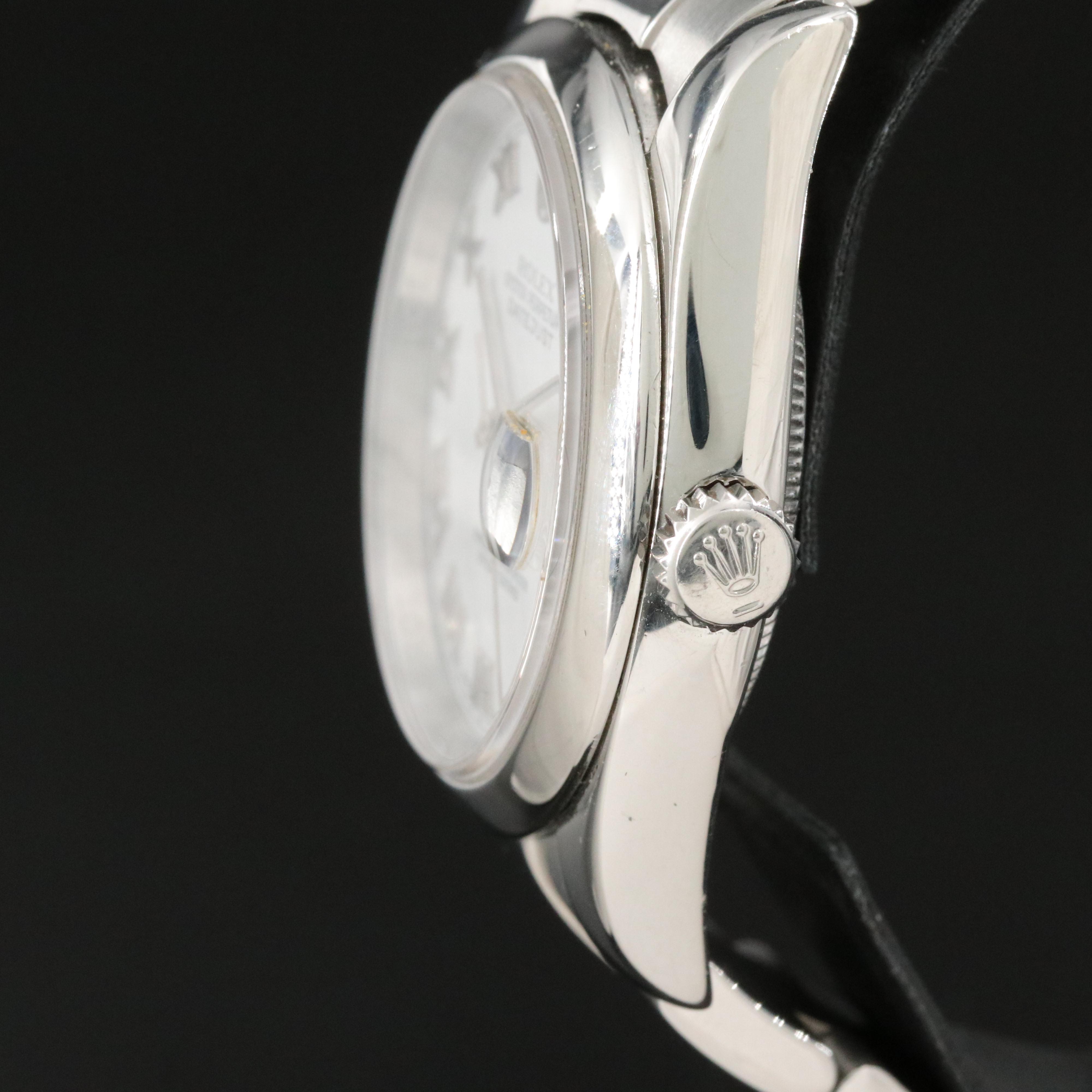 Rolex Datejust 116200 White Dial Roman Numeral Steel Automatic Watch