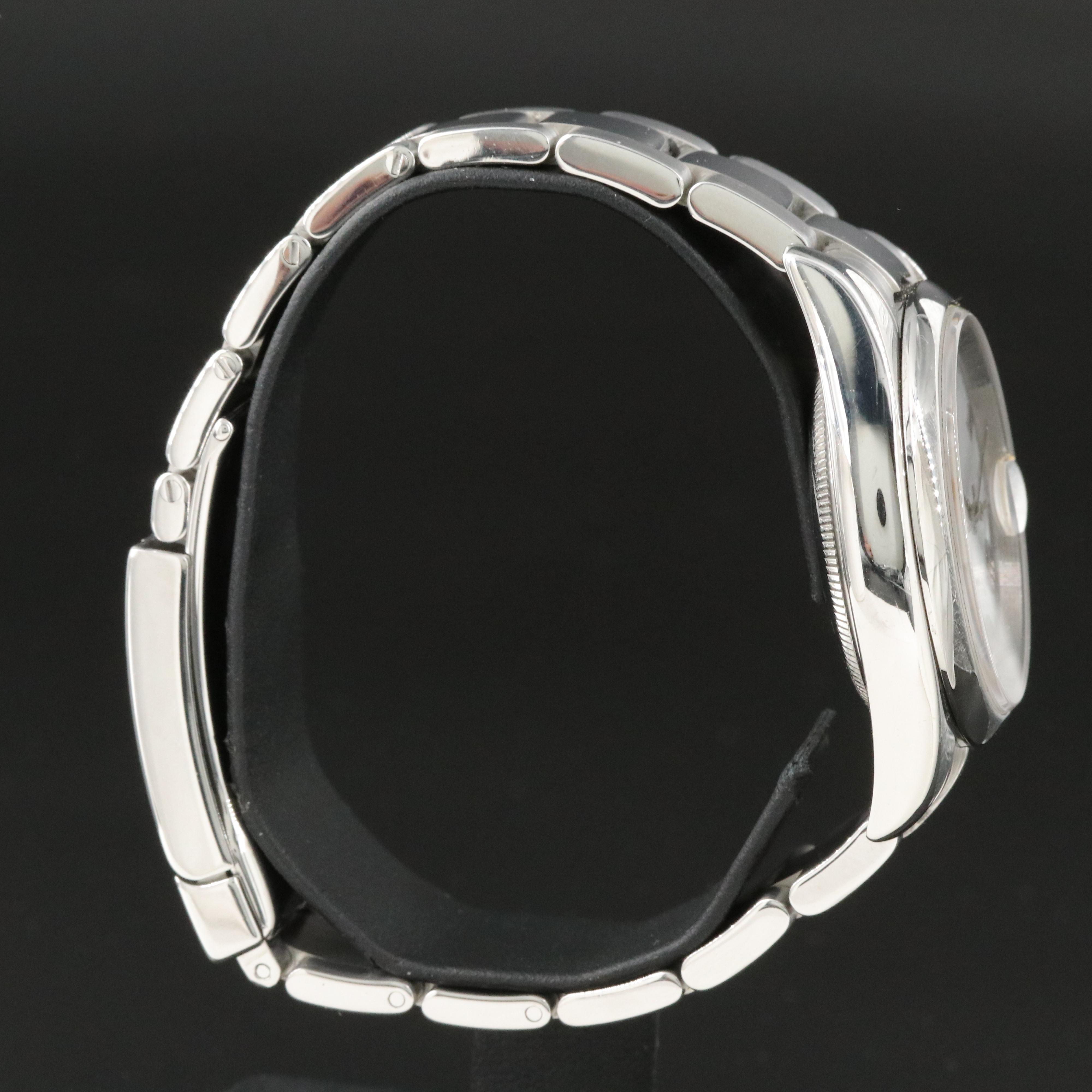 Rolex Datejust 116200 White Dial Roman Numeral Steel Automatic Watch