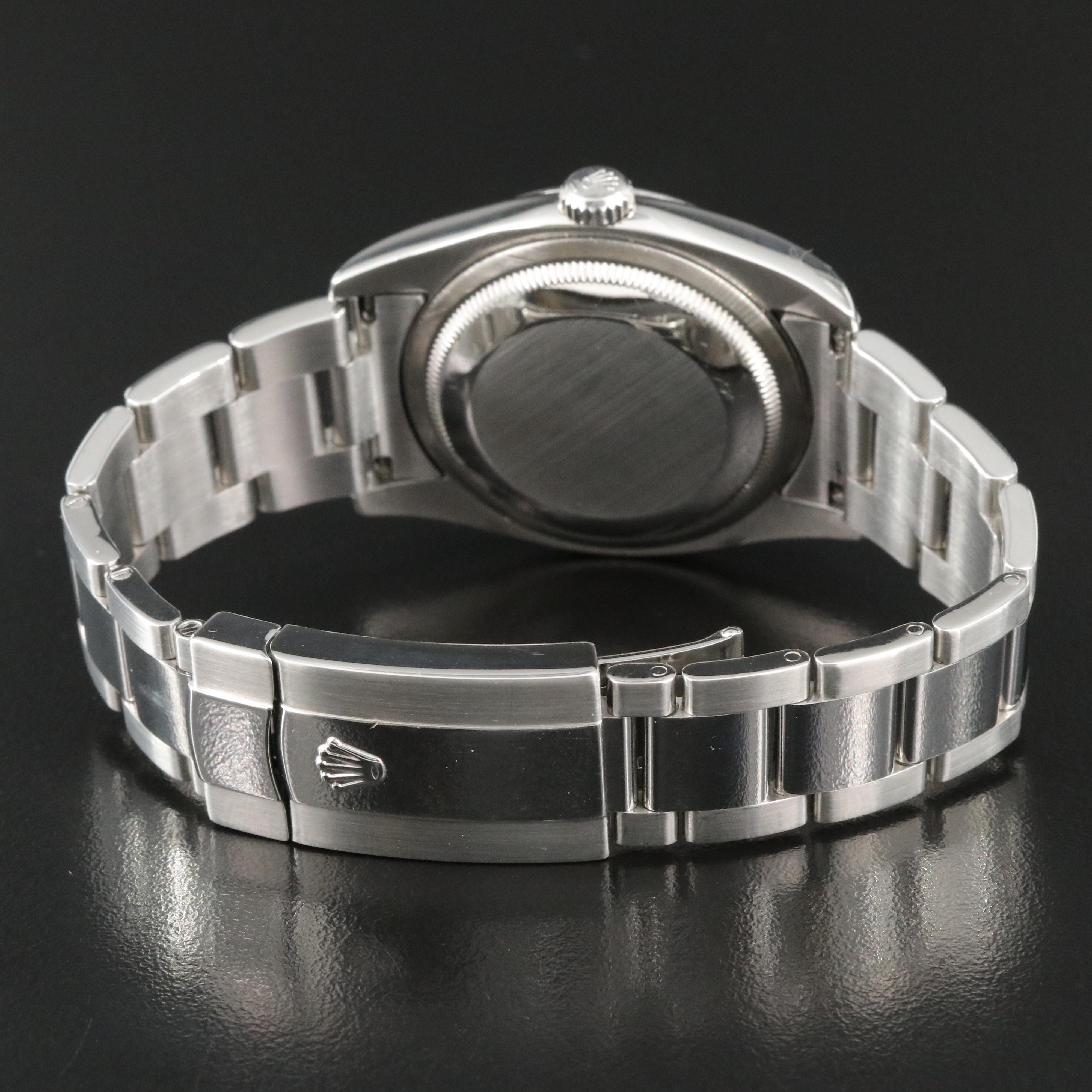 Rolex Datejust 116200 White Dial Roman Numeral Steel Automatic Watch