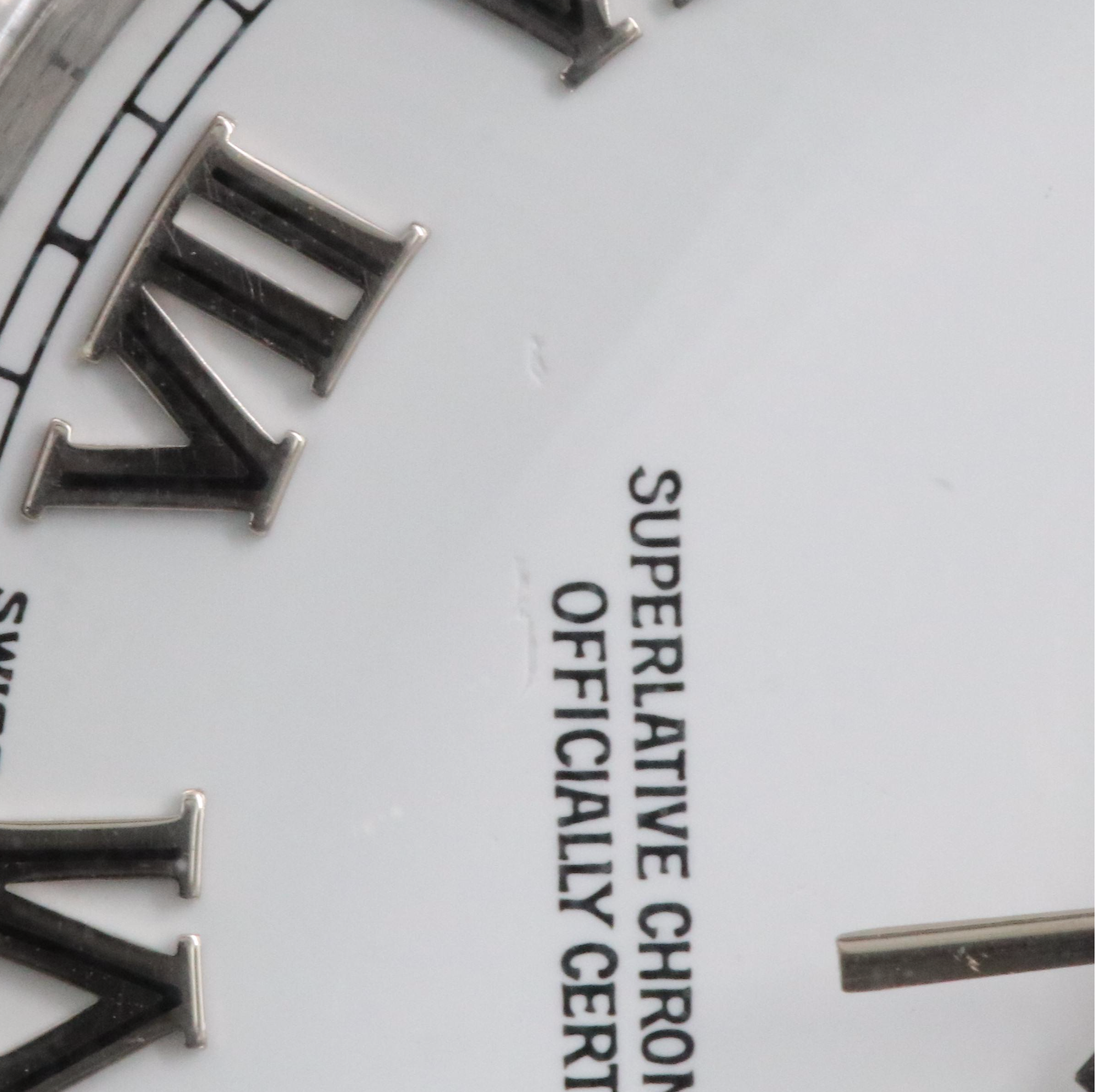 Rolex Datejust 116200 White Dial Roman Numeral Steel Automatic Watch