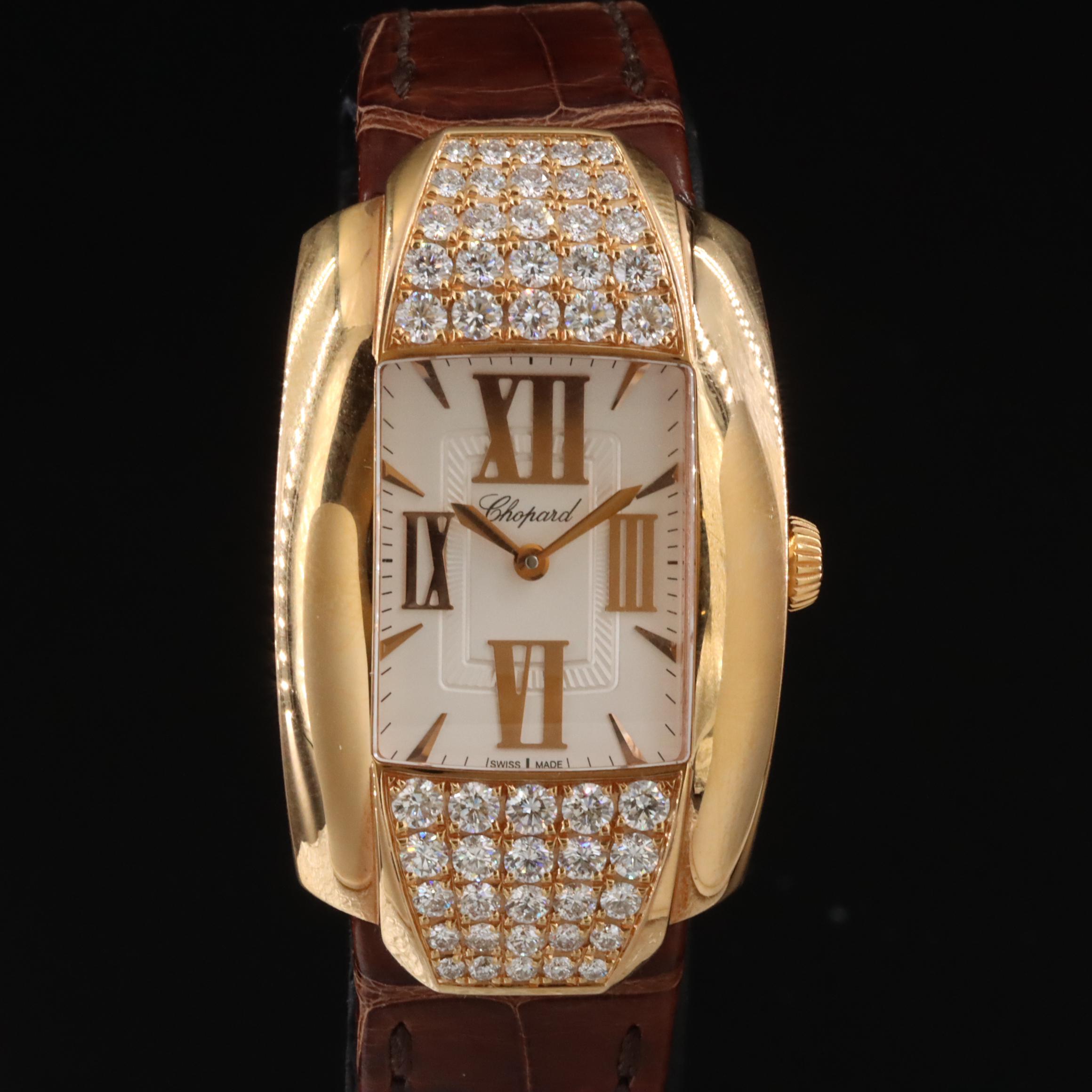 Chopard La Strada 2.00 CTW Diamond Bezel 18K Watch