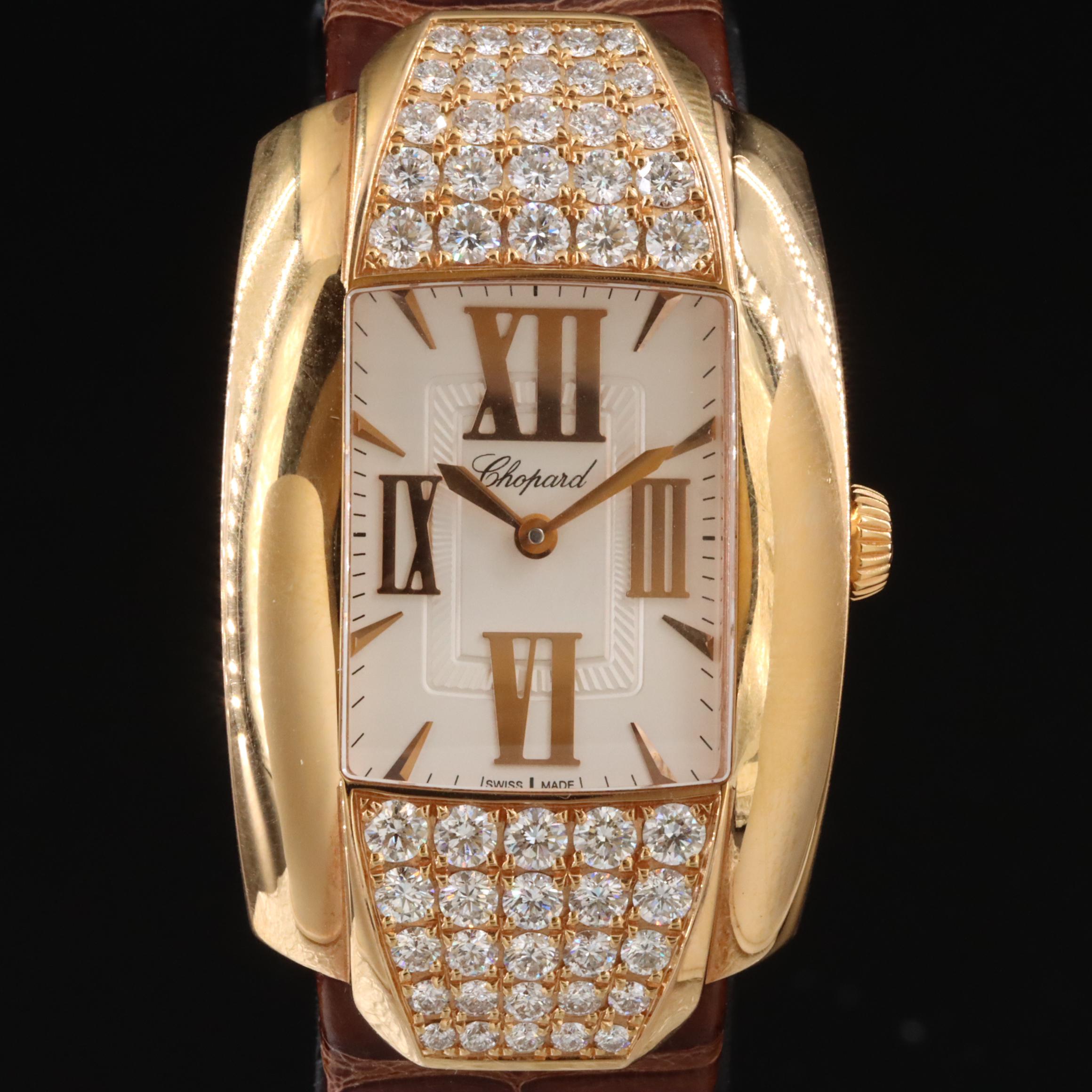 Chopard La Strada 2.00 CTW Diamond Bezel 18K Watch