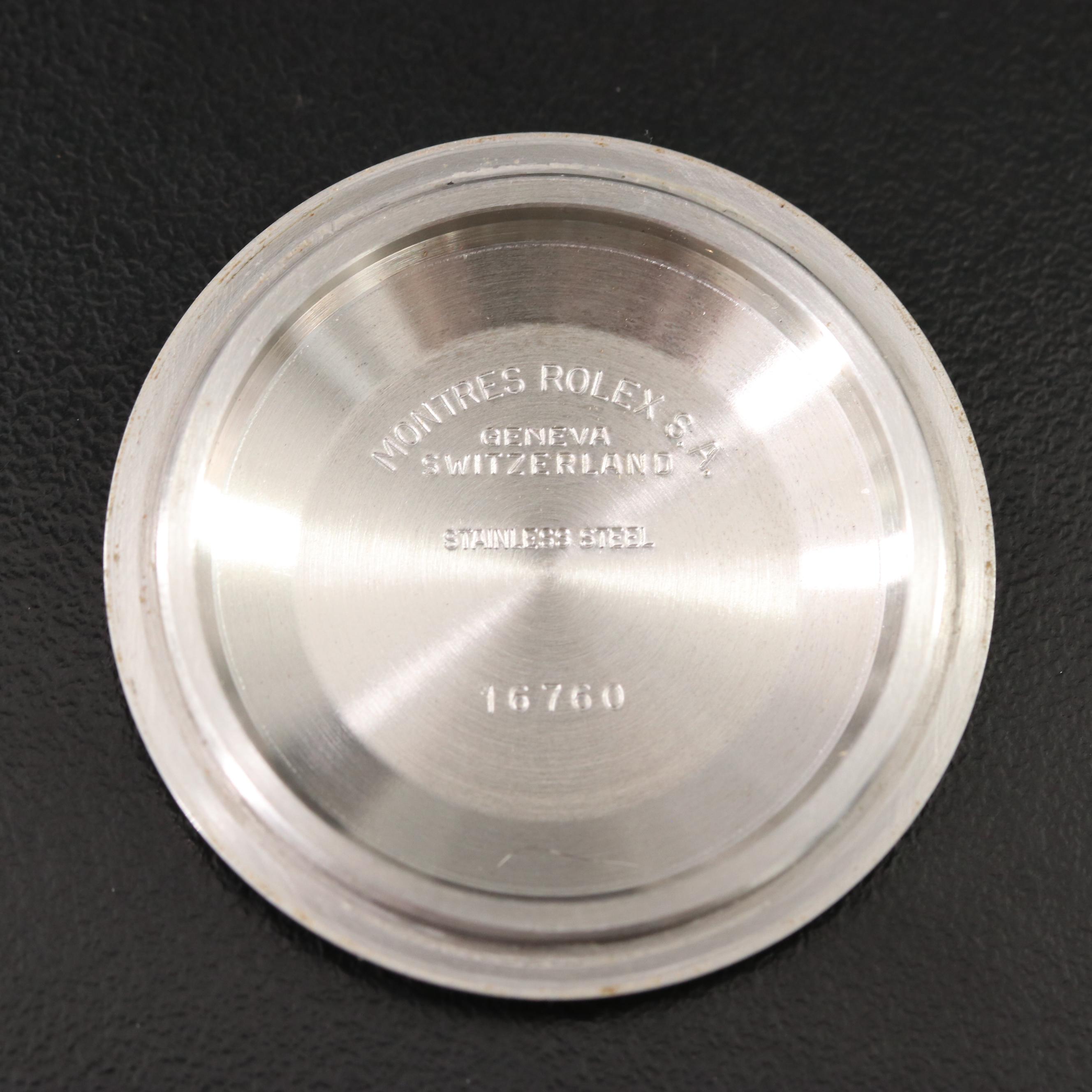 1987 Rolex GMT-Master II 16760 "Coke" Black Steel Automatic Watch