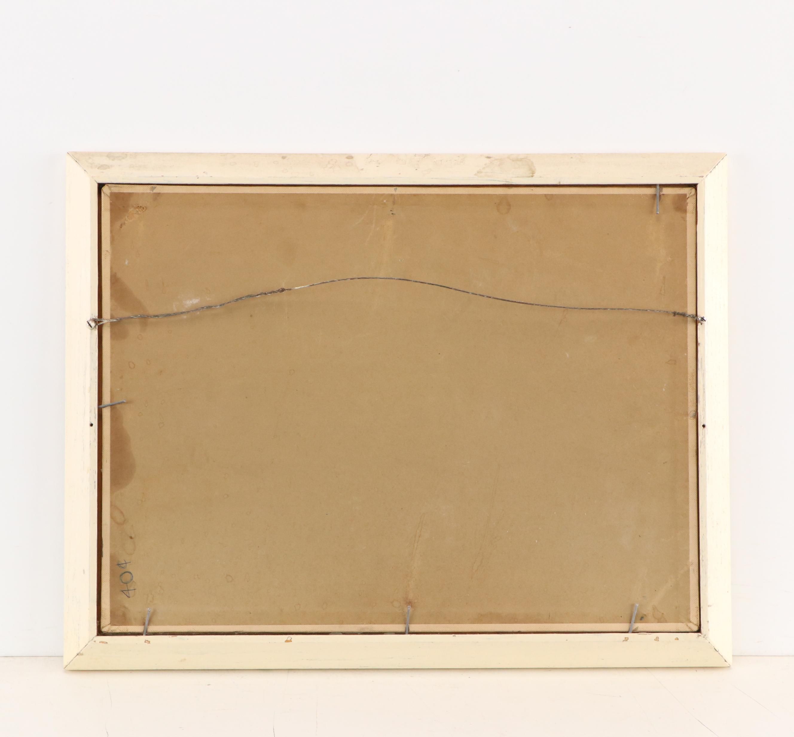 D. E. Jackson Coastal Landscape Oil Painting