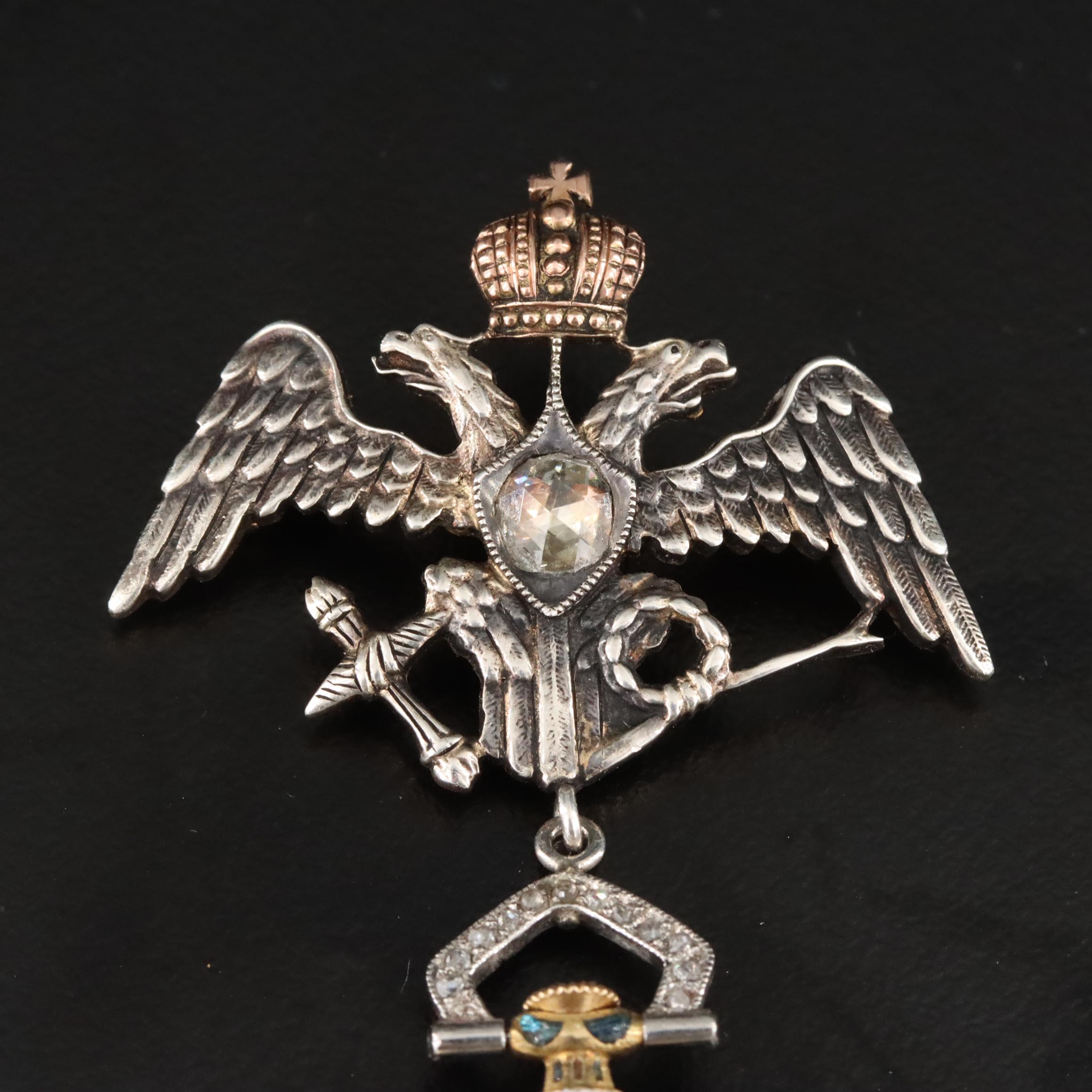 Antique Fabergé Pendant Watch with Box