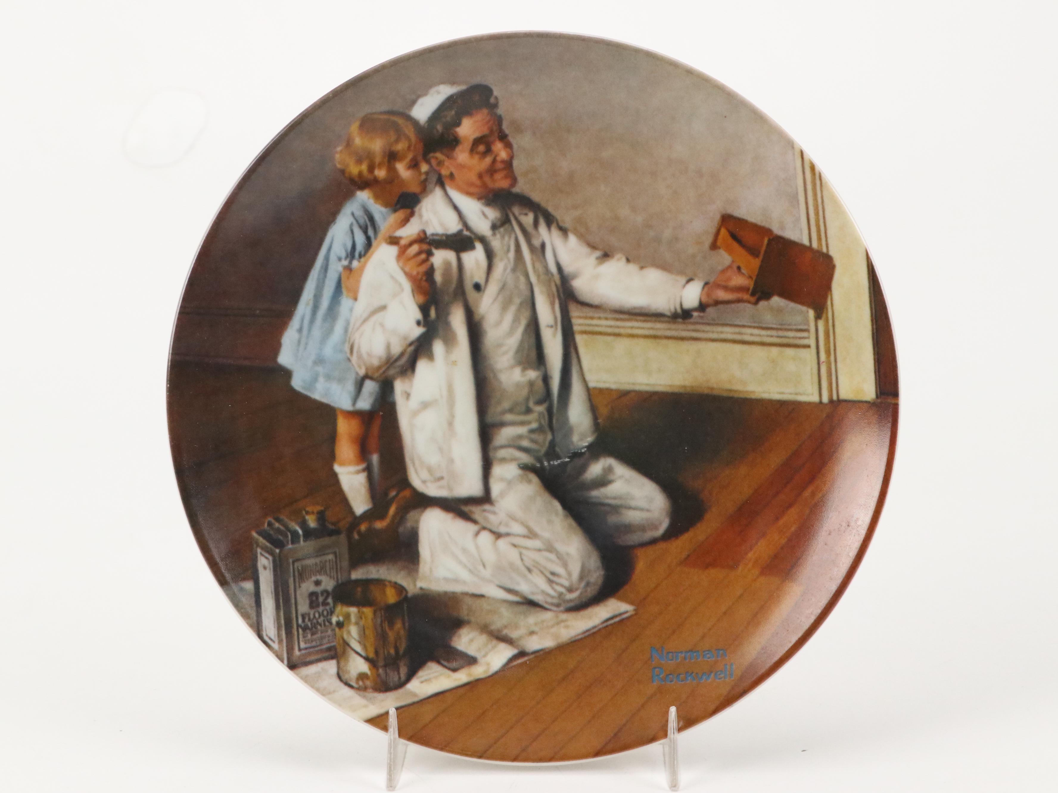 Hamilton Collection, Knowles, and Danbury Mint Norman Rockwell Collector Plates