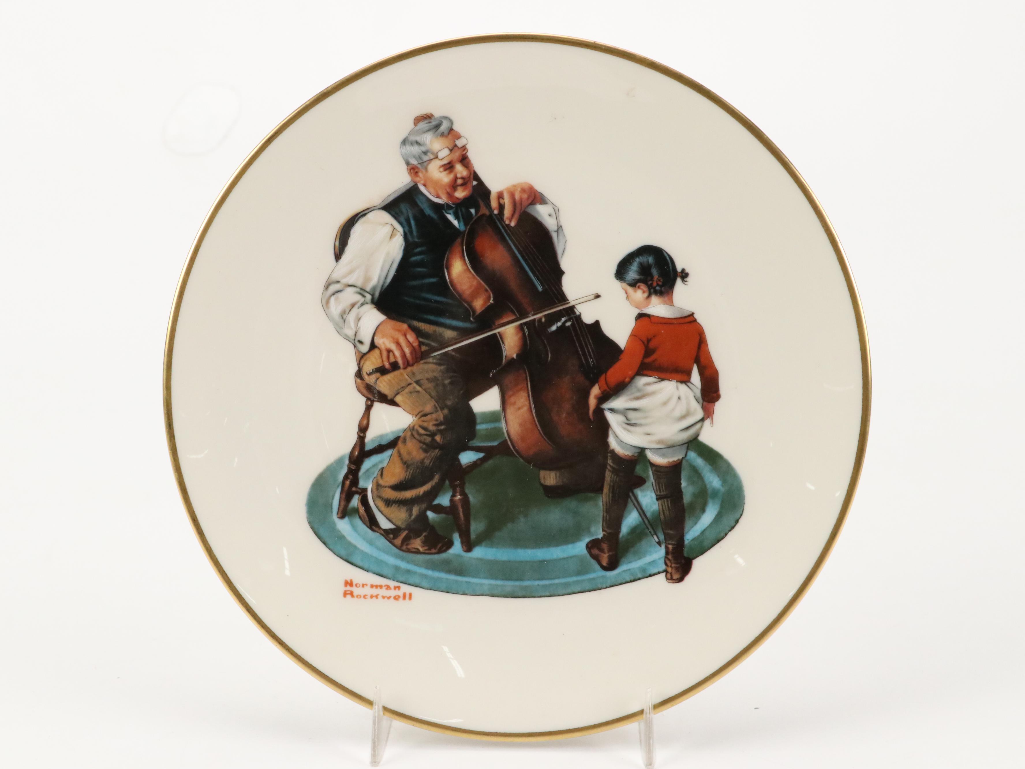 Hamilton Collection, Knowles, and Danbury Mint Norman Rockwell Collector Plates