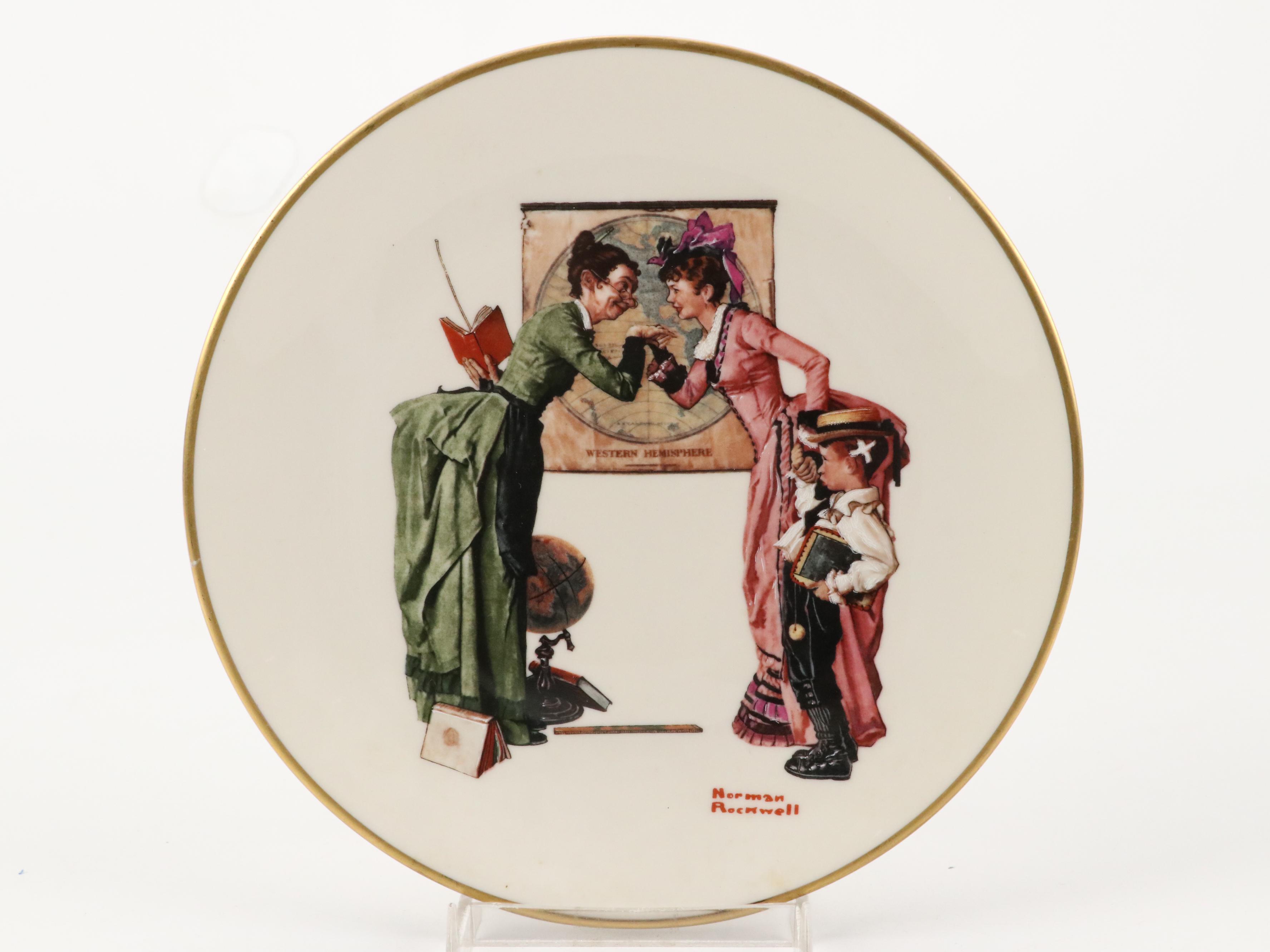 Hamilton Collection, Knowles, and Danbury Mint Norman Rockwell Collector Plates