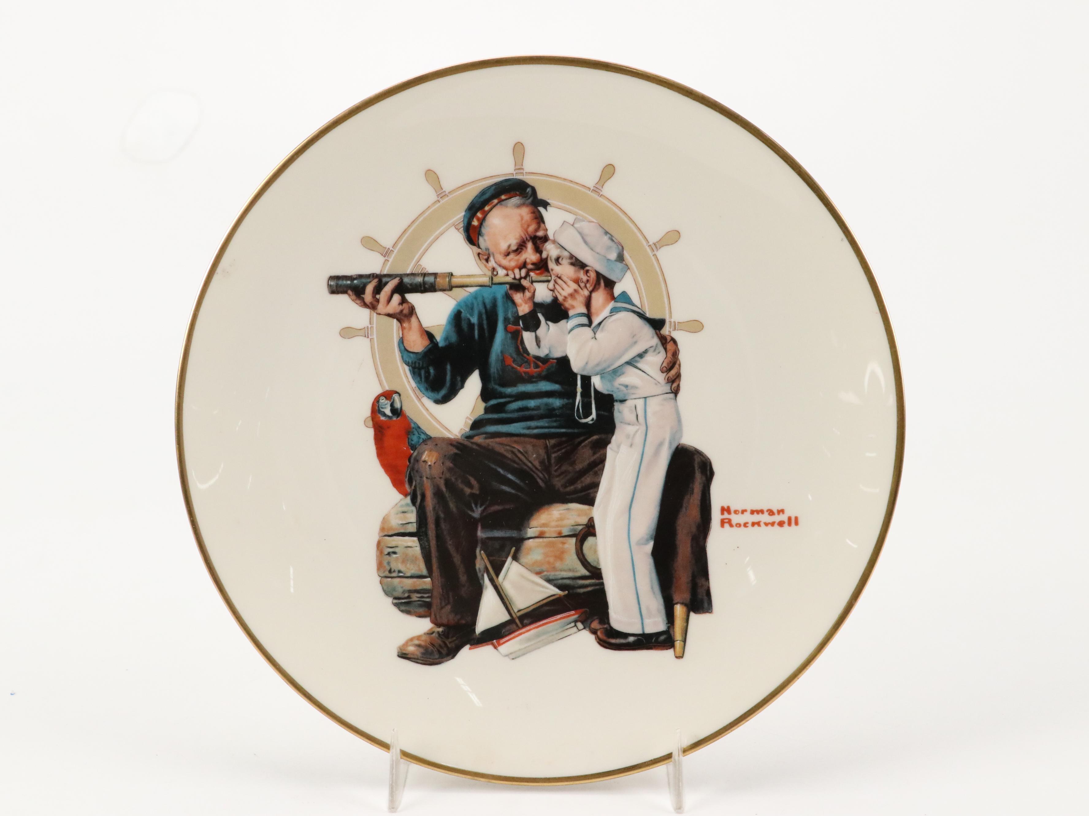 Hamilton Collection, Knowles, and Danbury Mint Norman Rockwell Collector Plates