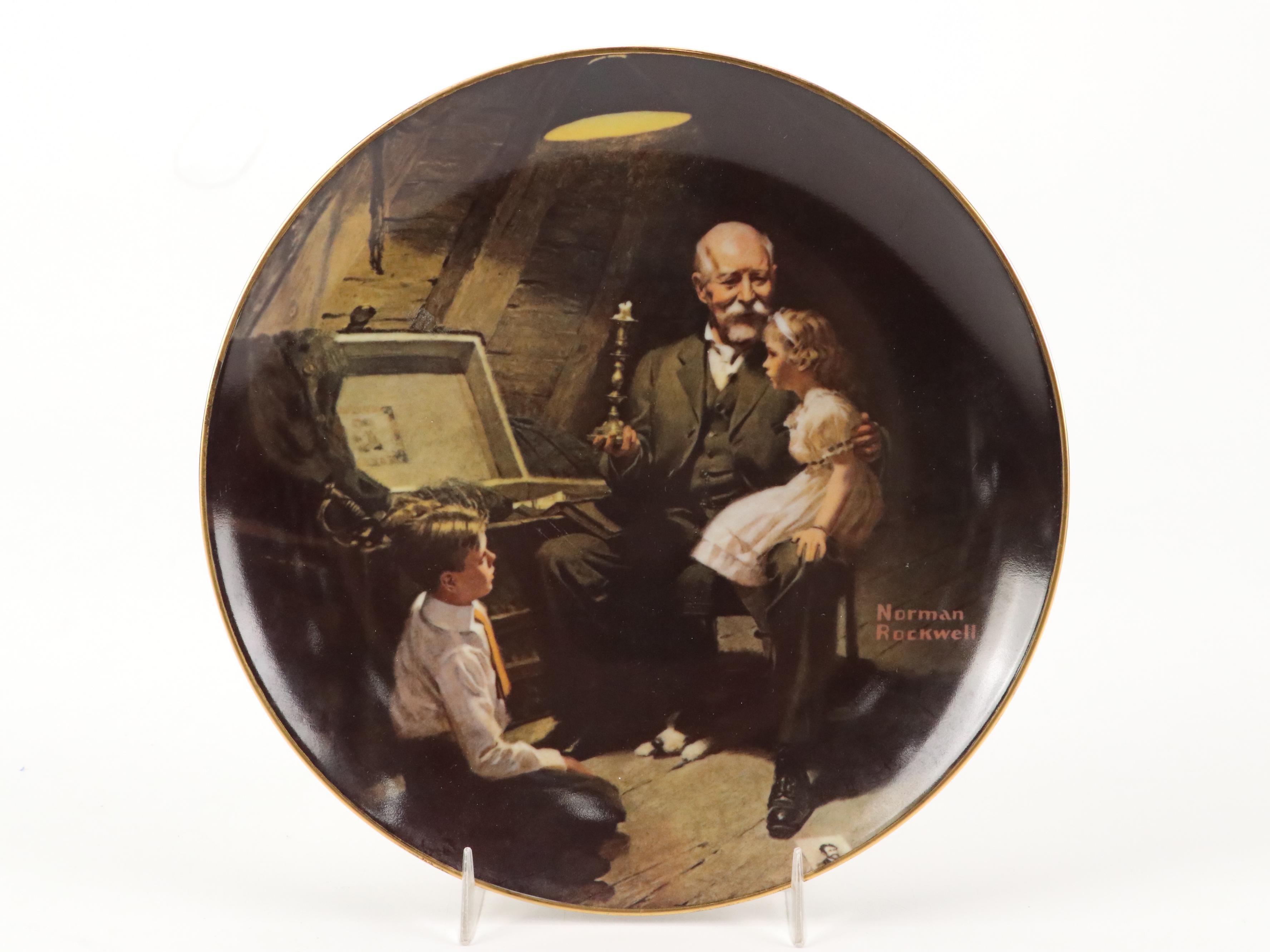 Hamilton Collection, Knowles, and Danbury Mint Norman Rockwell Collector Plates