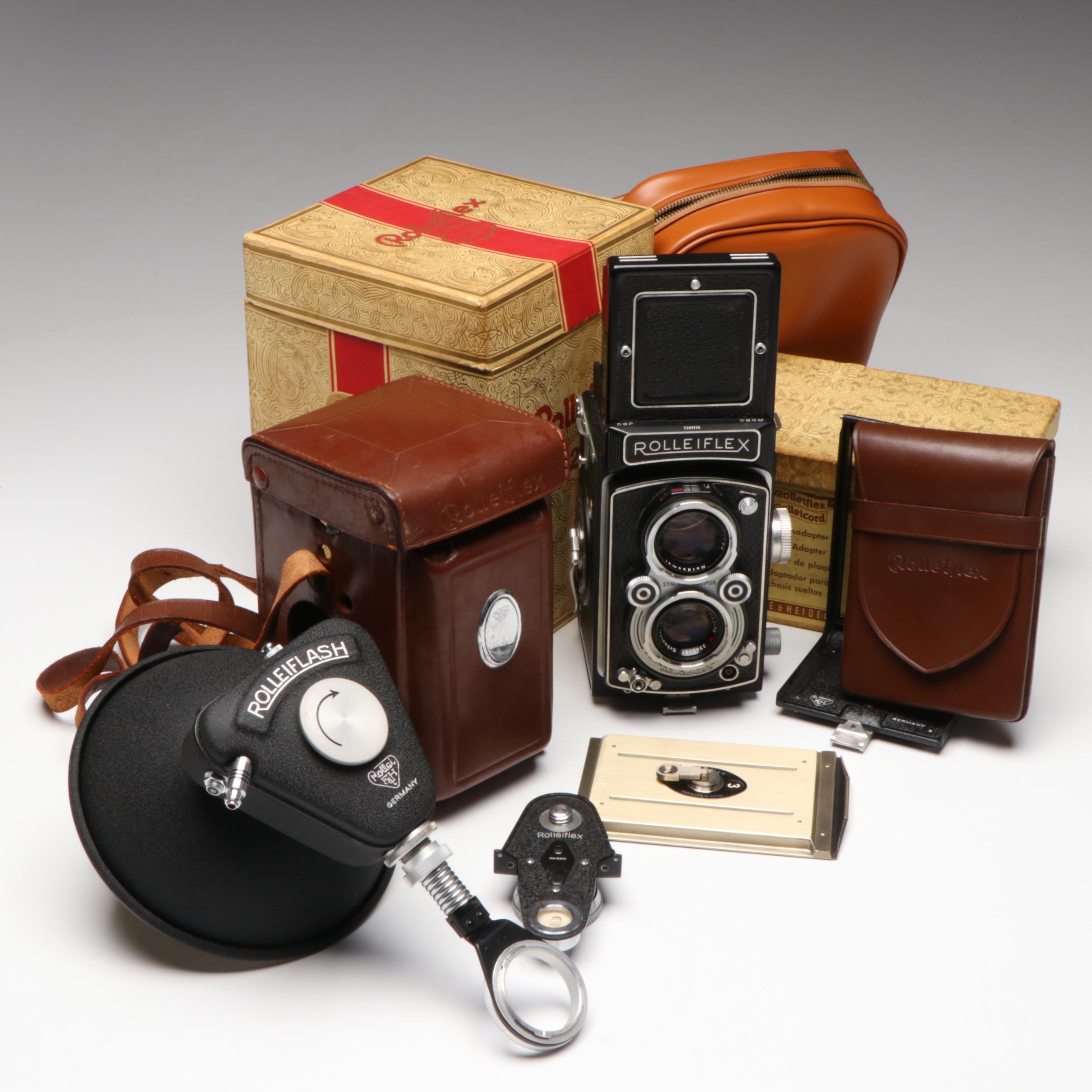 Rollei Rolleiflex 2.8C TLR Camera, 1954 - 1955