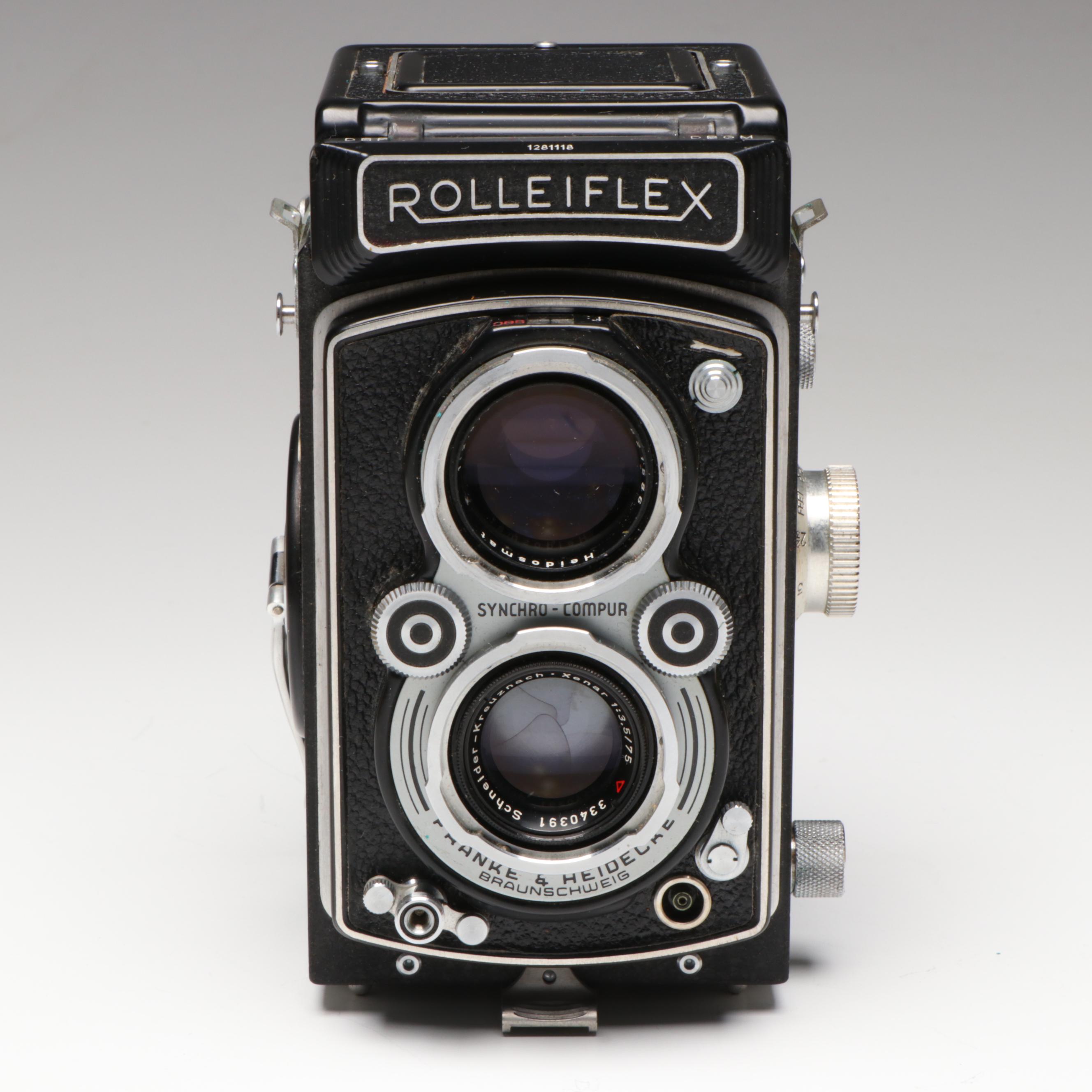 Rollei Rolleiflex 2.8C TLR Camera, 1954 - 1955