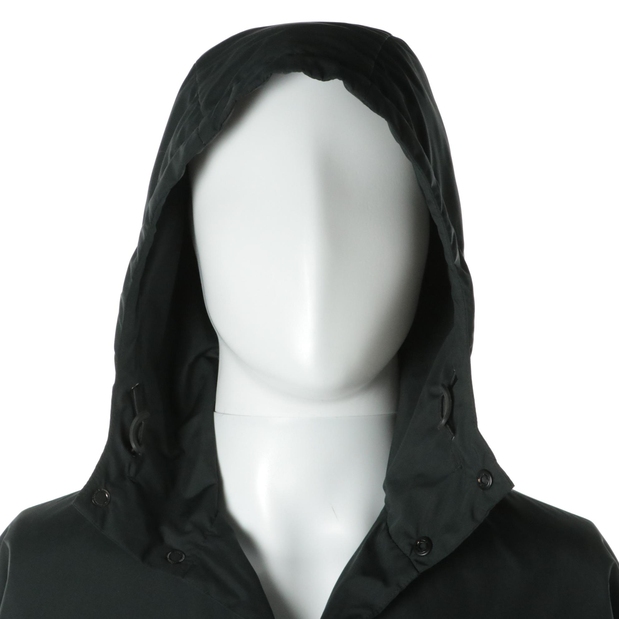 Men's Prada Sport Prima-Loft Snap-Front Active Woven Hoodie