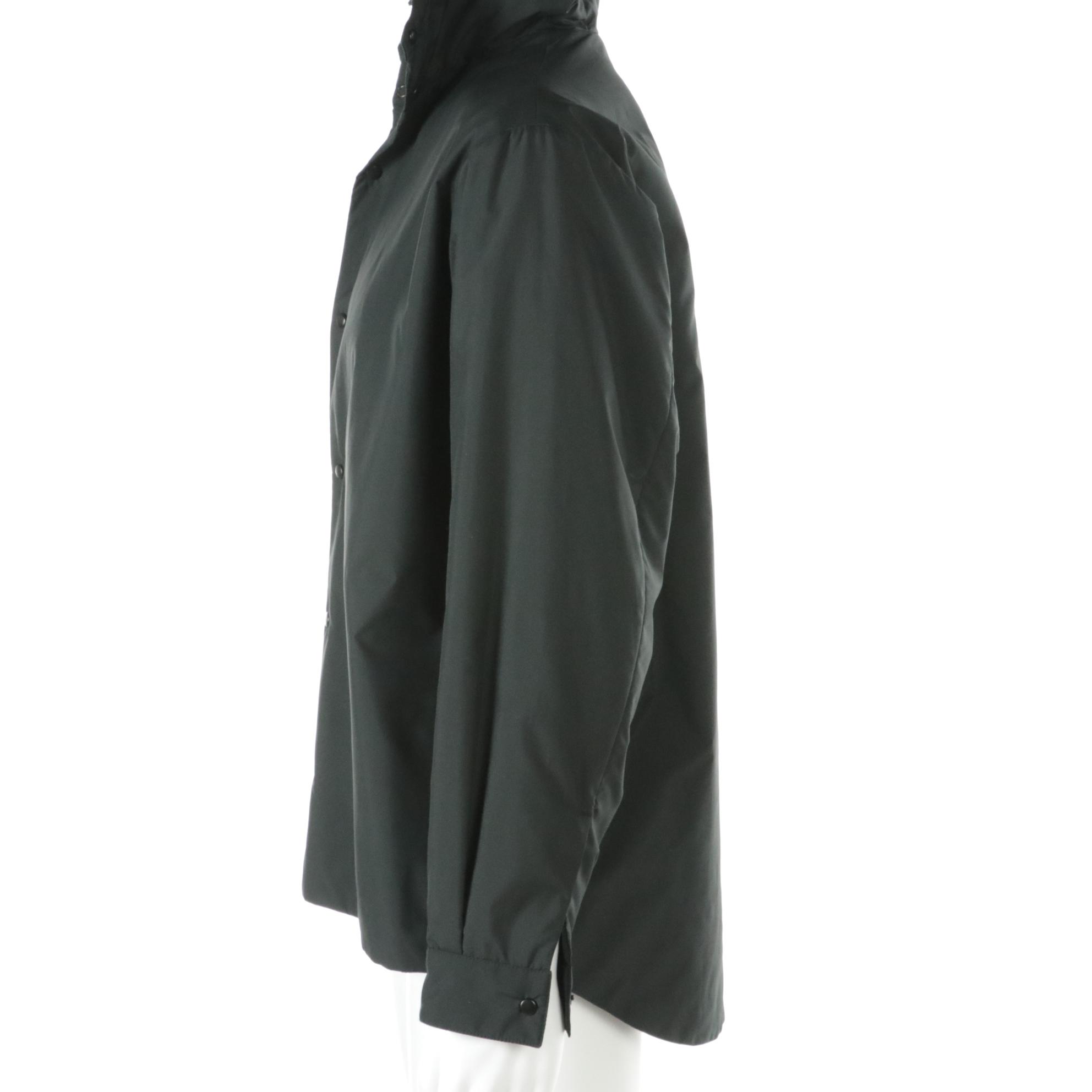 Men's Prada Sport Prima-Loft Snap-Front Active Woven Hoodie