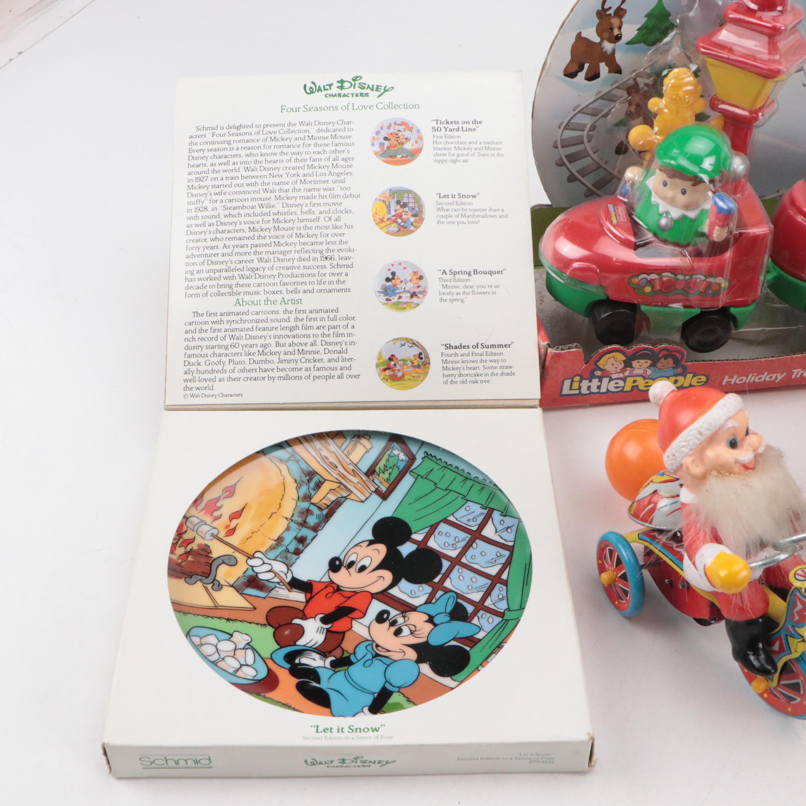 Christmas Snow Globe, Decorative Plates, Figurines and More, Vintage