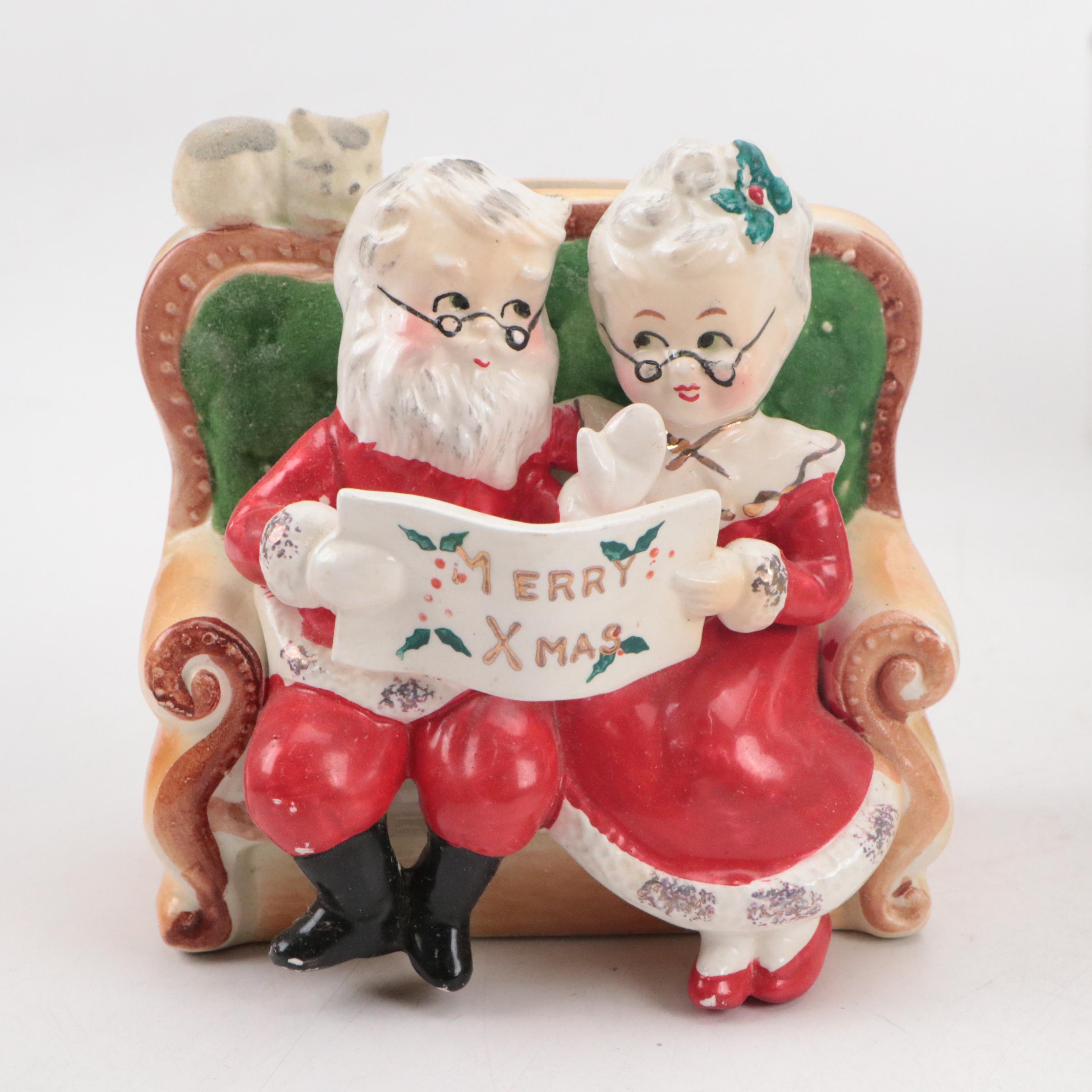 Christmas Snow Globe, Decorative Plates, Figurines and More, Vintage