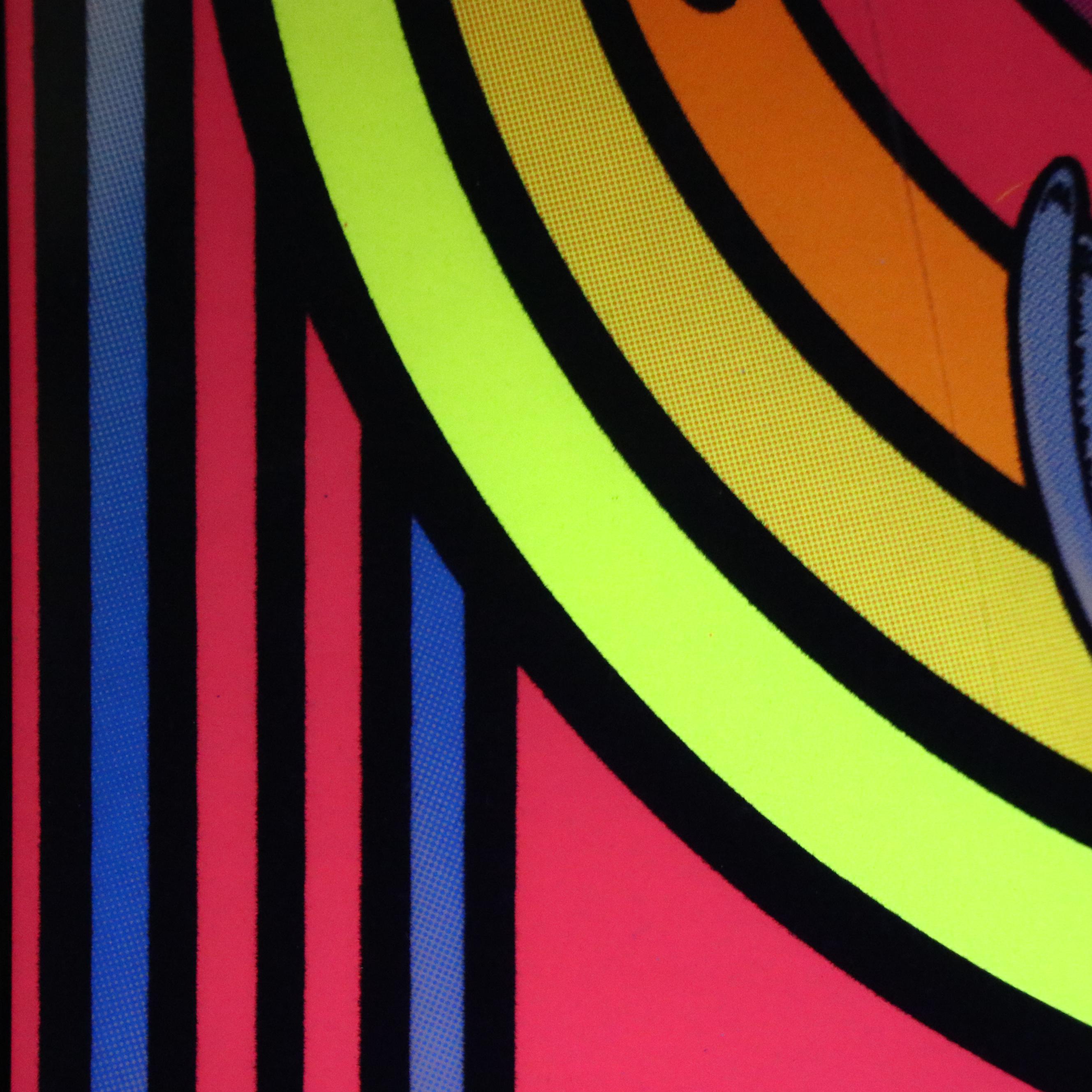 KISS Original 1976 Textured Blacklight Poster