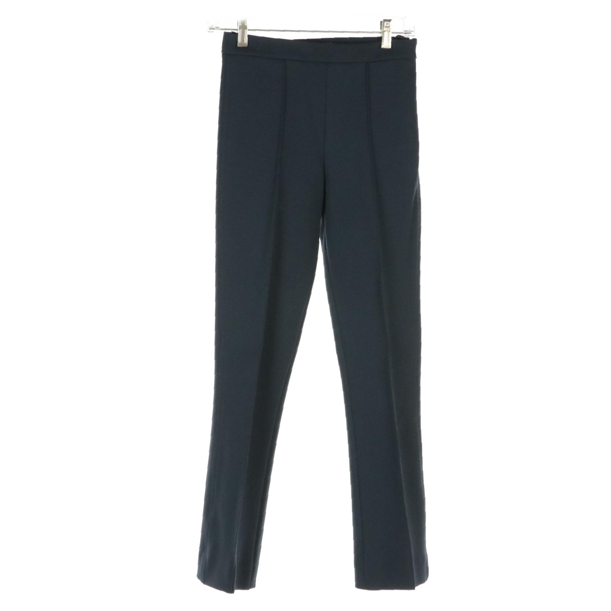 Prada Navy Blue Trousers in Nylon Blend