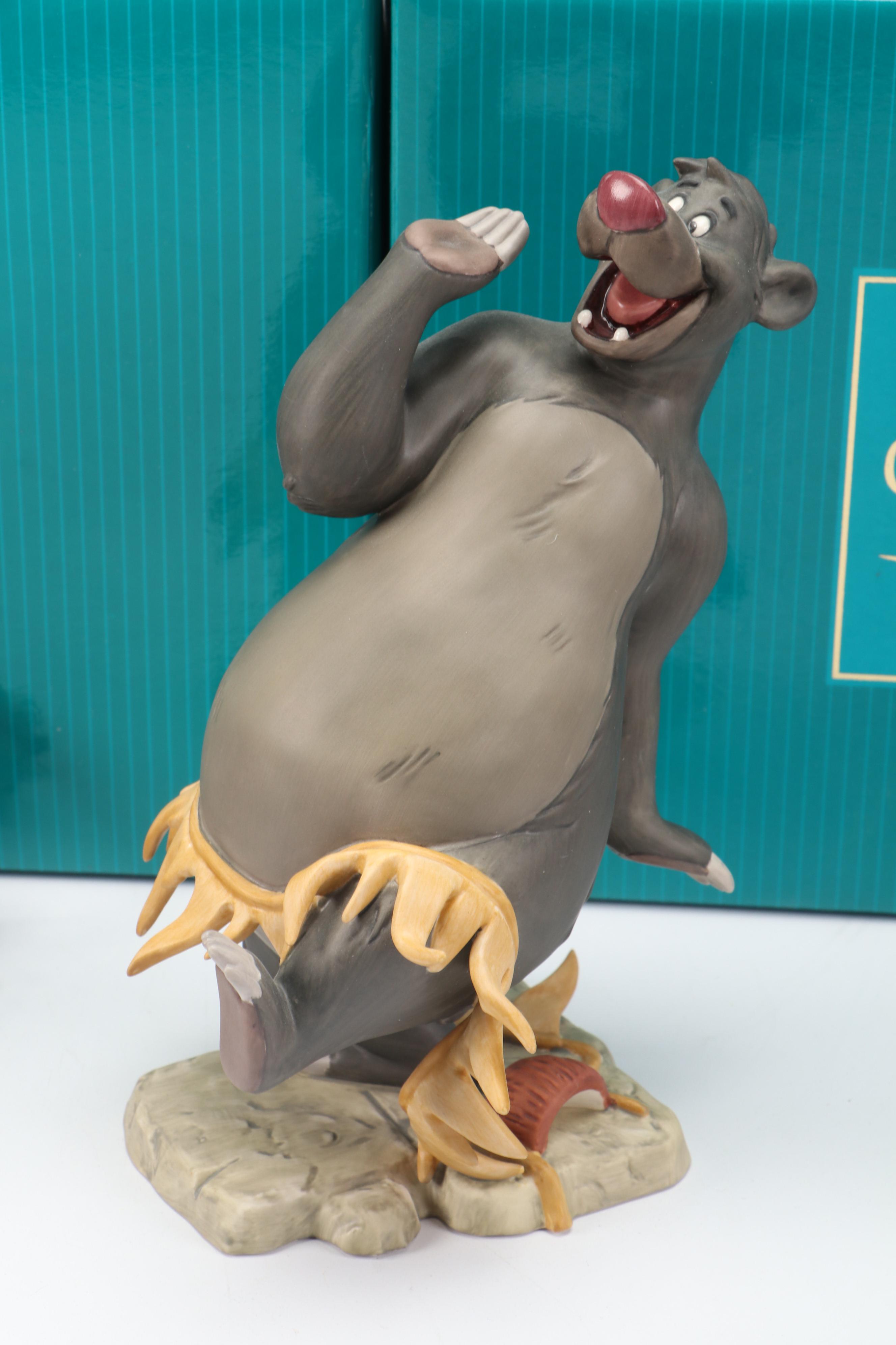 Walt Disney Classics Collection Porcelain " The Jungle Book" Figurines