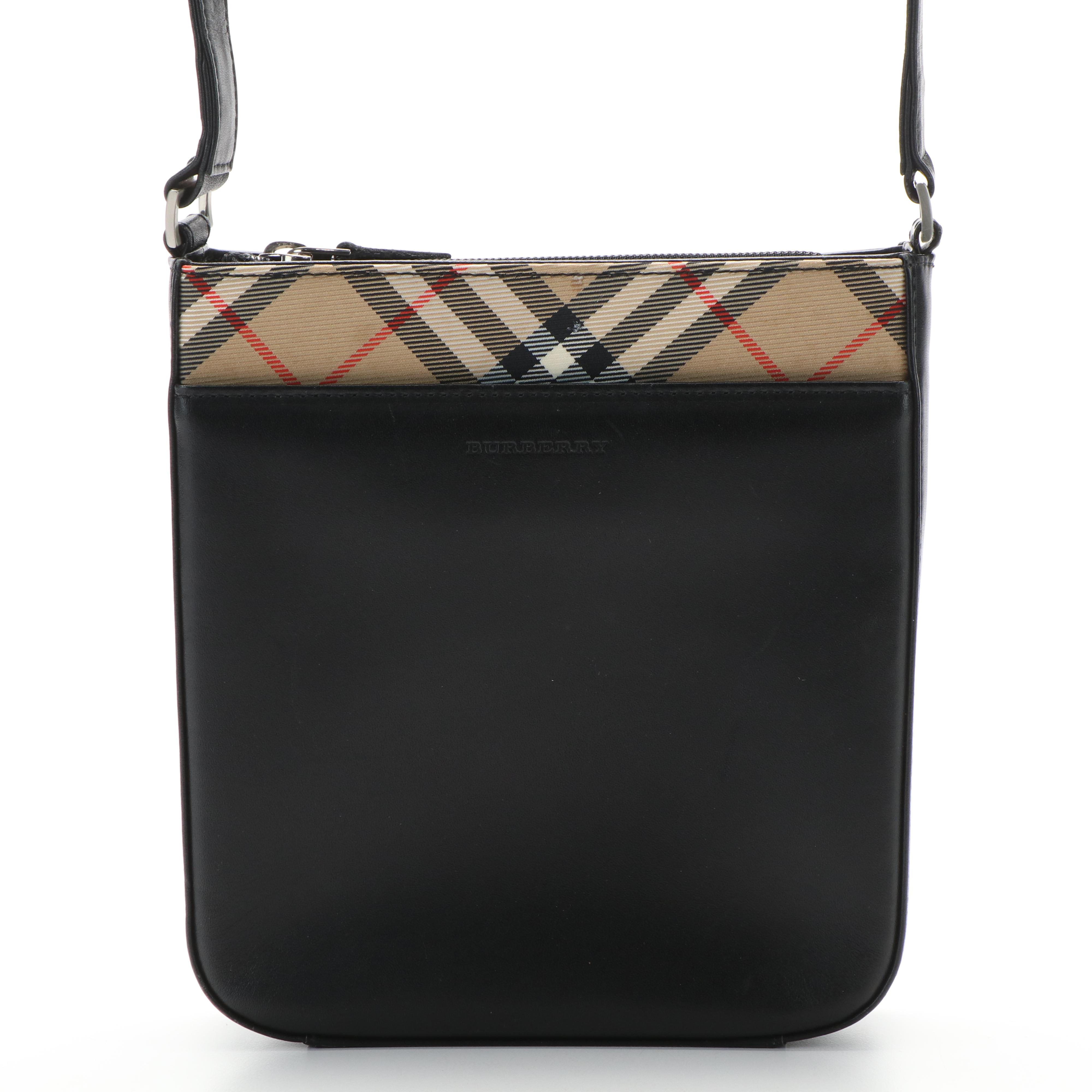 Burberry Black Leather Shoulder Bag