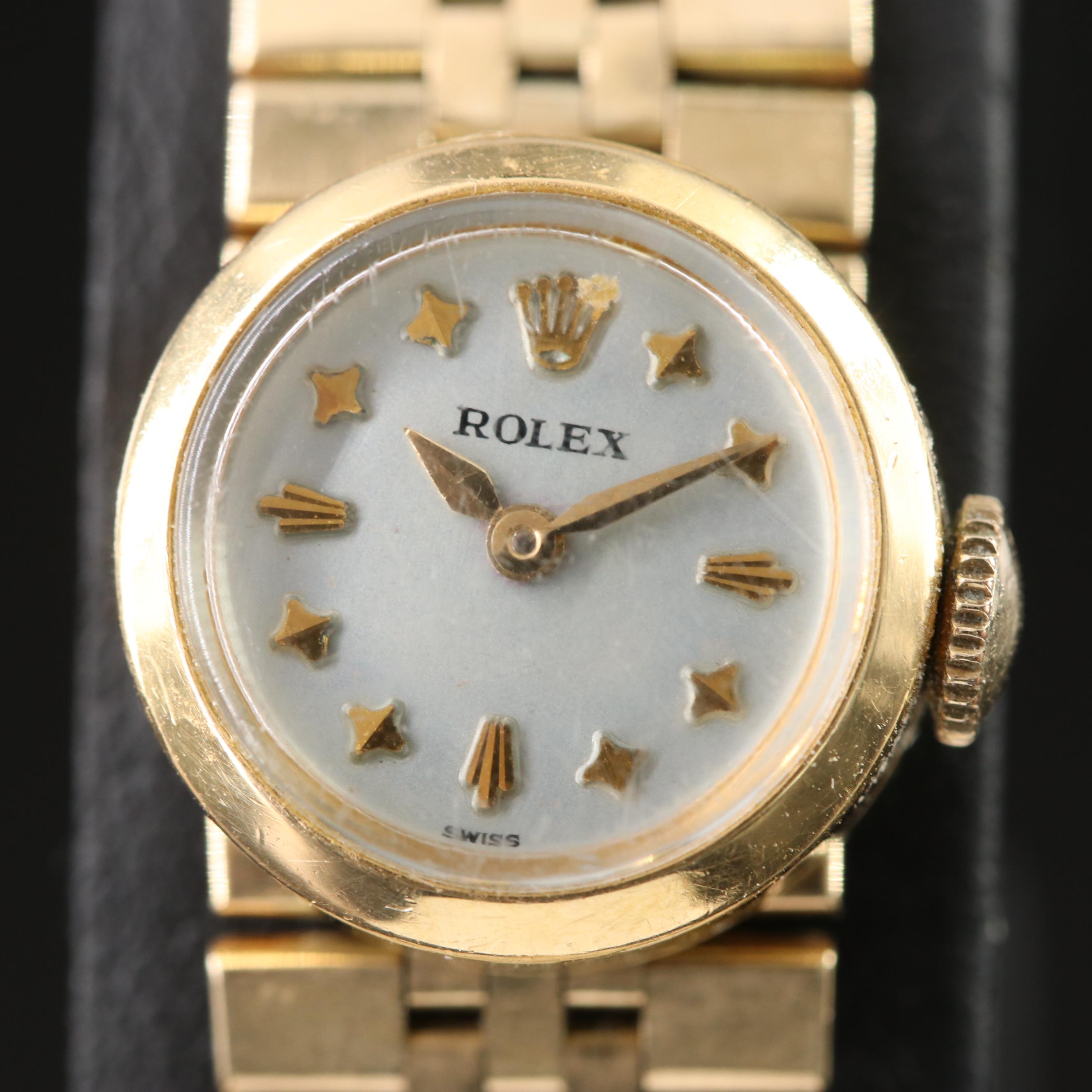 Vintage 18K Rolex Chameleon Watch