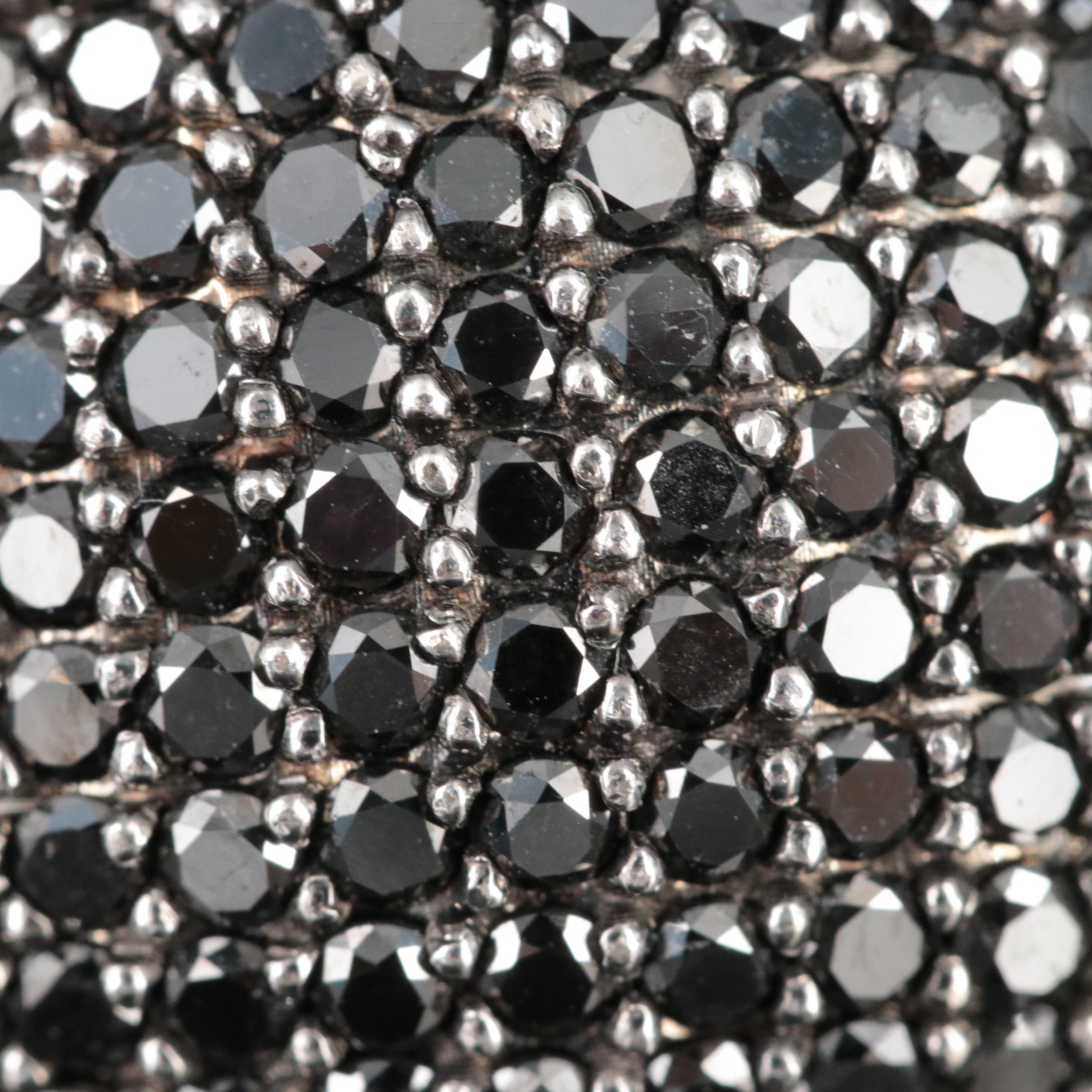 Jane Berg 14K 16.13 CTW Diamond "Lady Jane" Dome Ring with Skull Detail