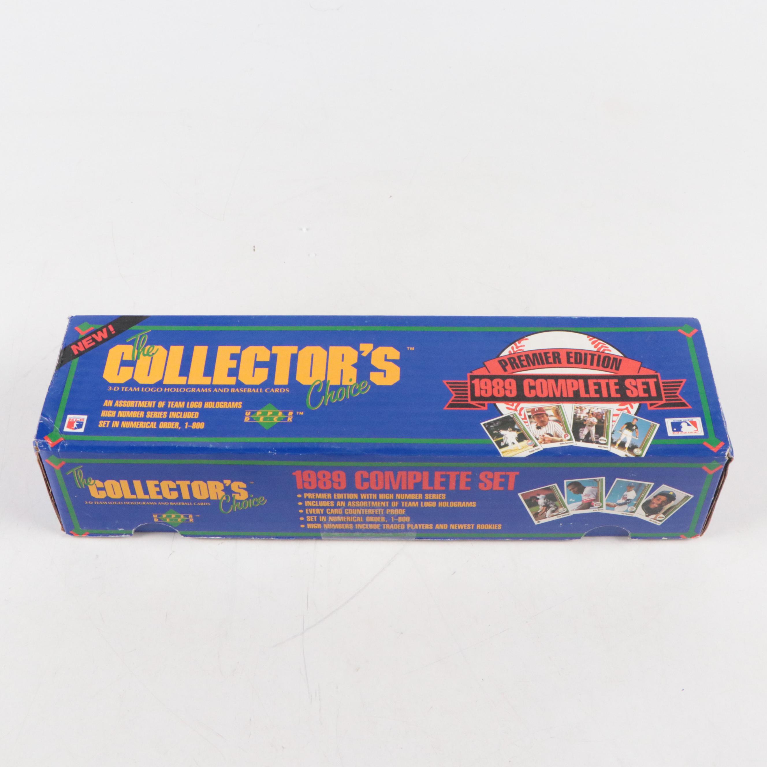 1989 Upper Deck Baseball Card Sets Featuring Nolan Ryan