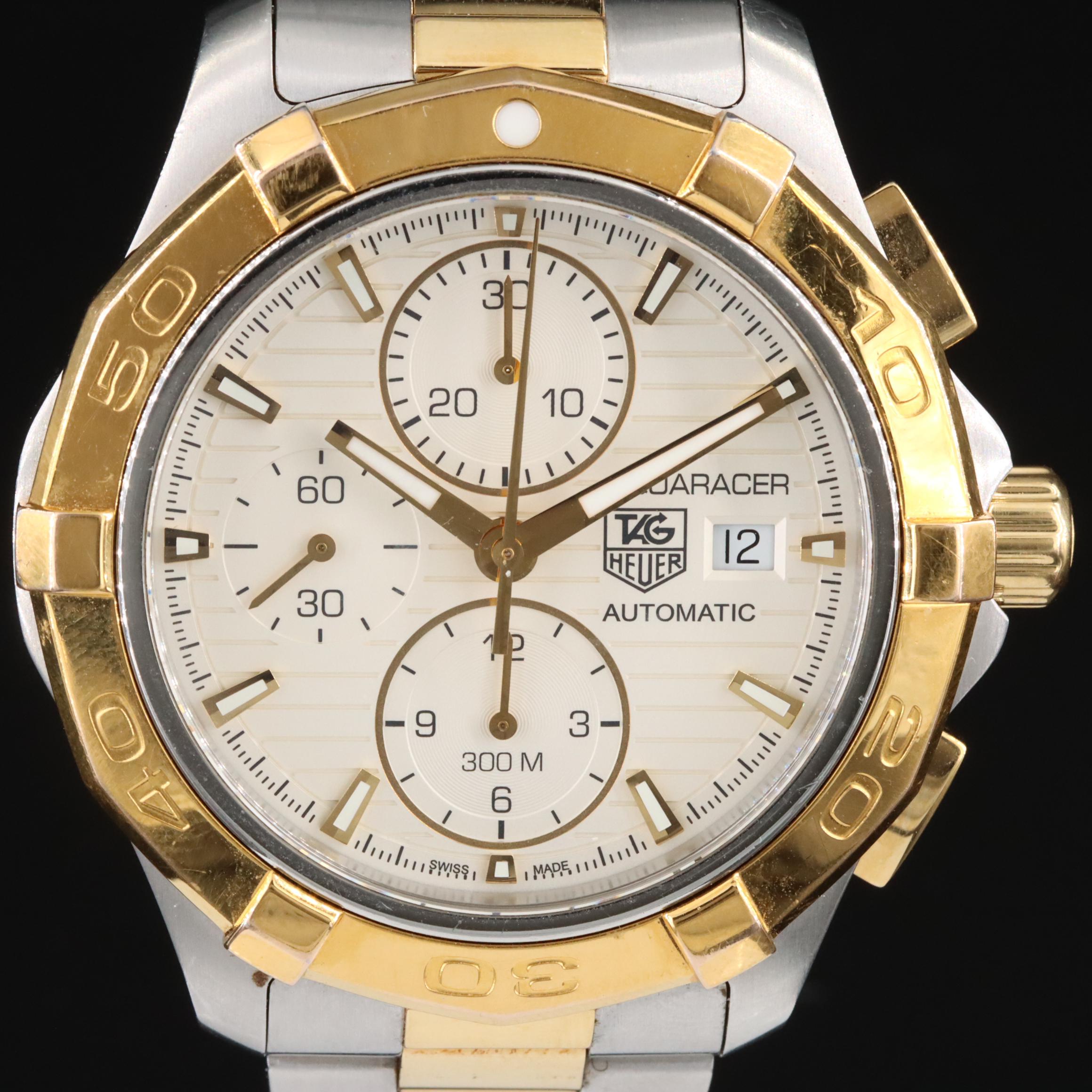 TAG Heuer Aquaracer Chronograph CAP2120.0 Two-tone Steel Automatic Watch