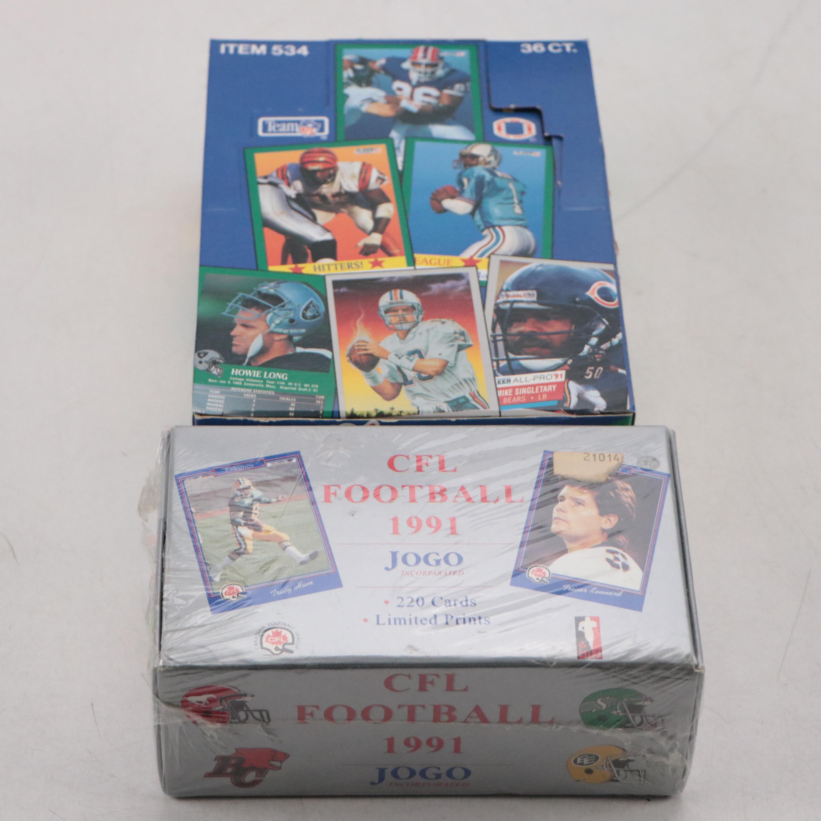 1990s Score, Classic, Fleer, Upper Deck and More Football Wax Boxes