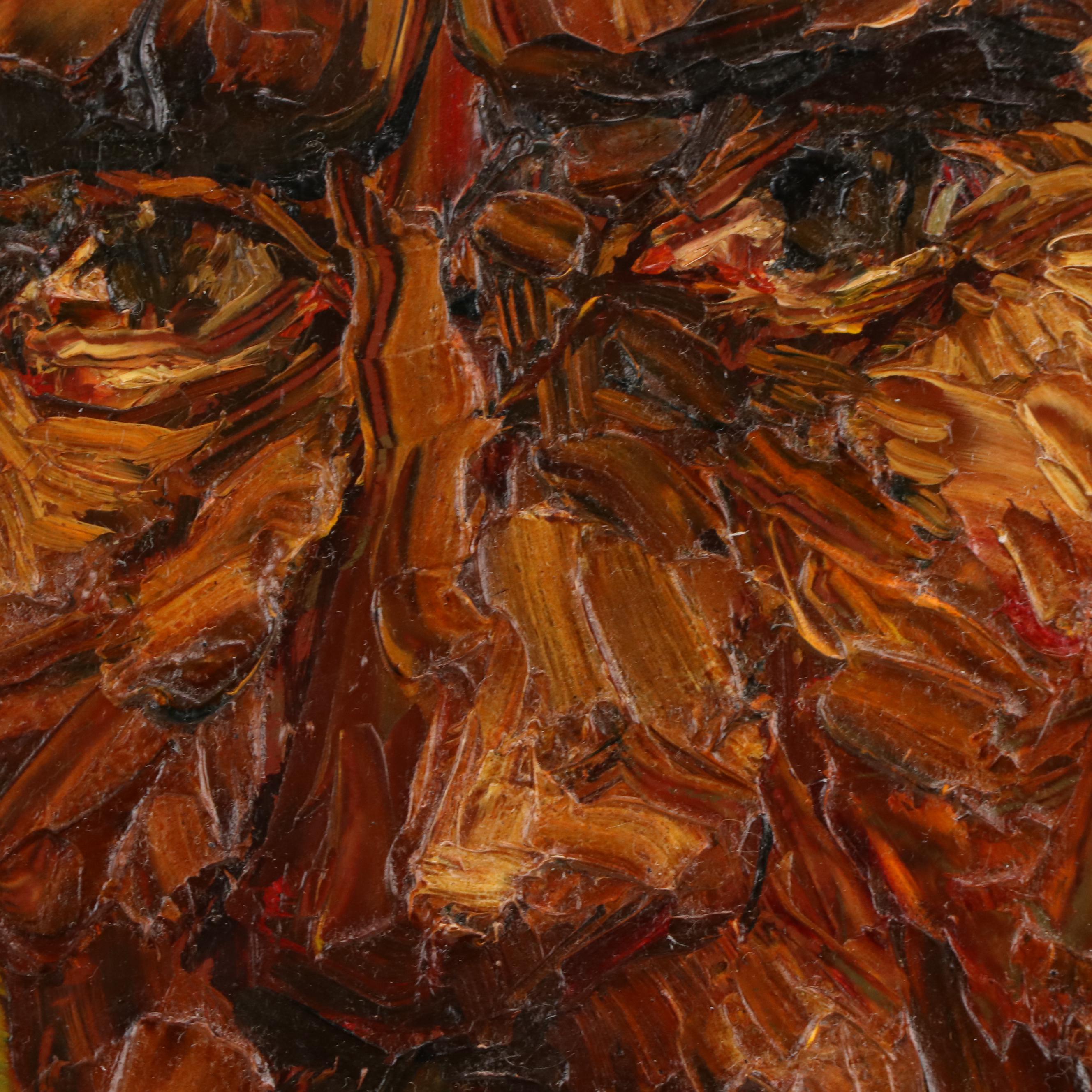 George Russin Portrait Oil Painting "Mexican Shepherd"