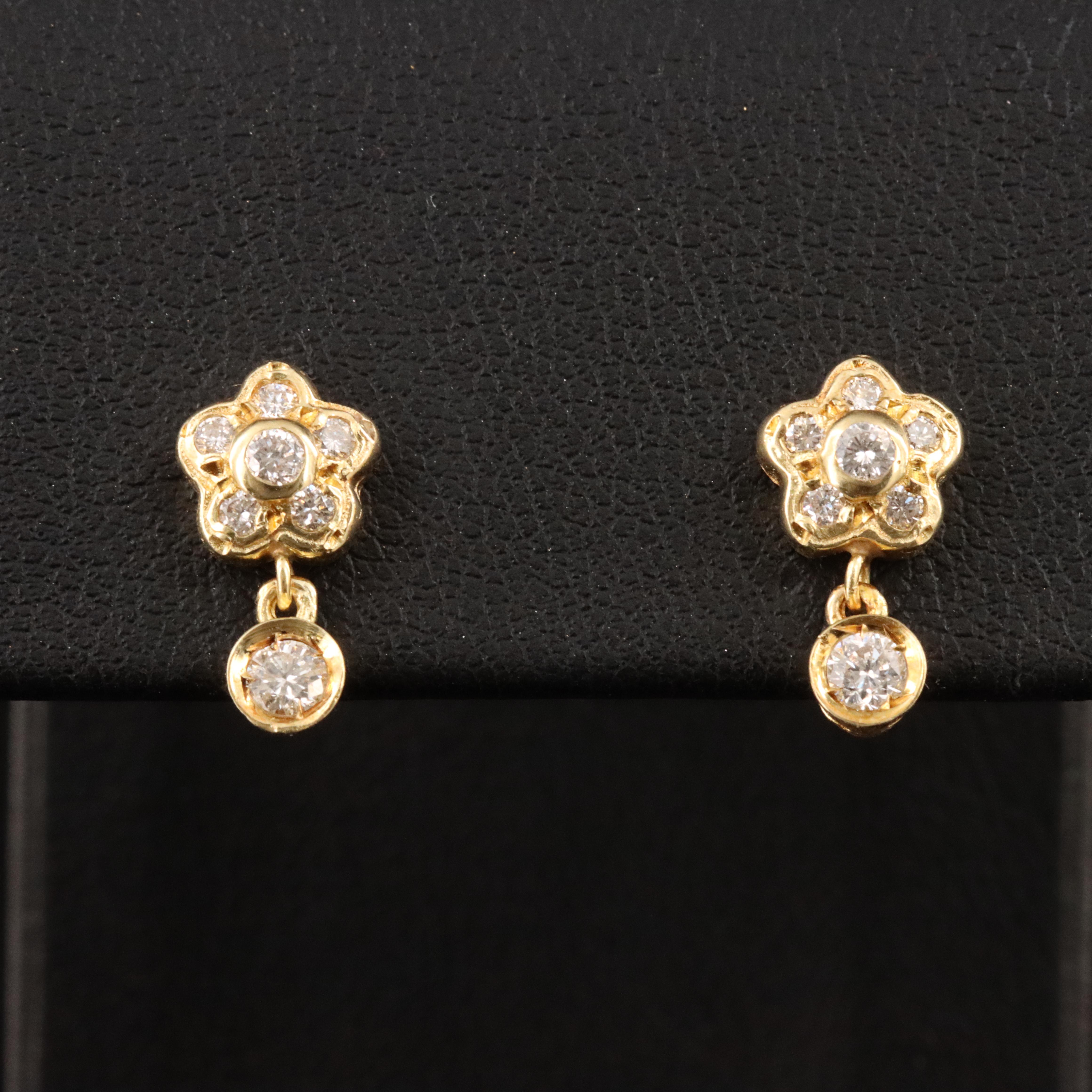 14K 0.39 CTW Diamond Earrings