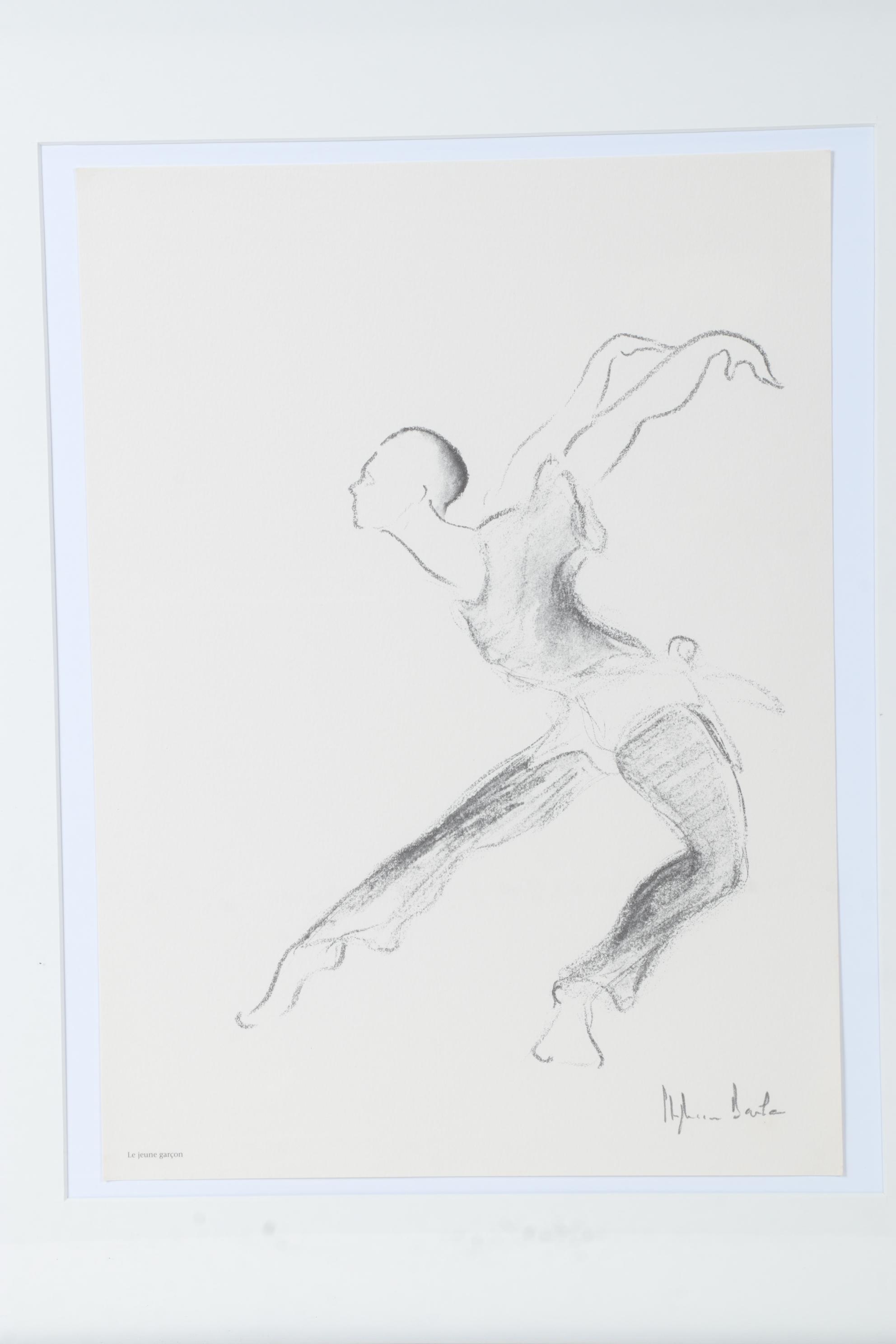 Stéphanie Barba Photogravure "Le Jeune Garcon" from "Le Sace du Printemps"