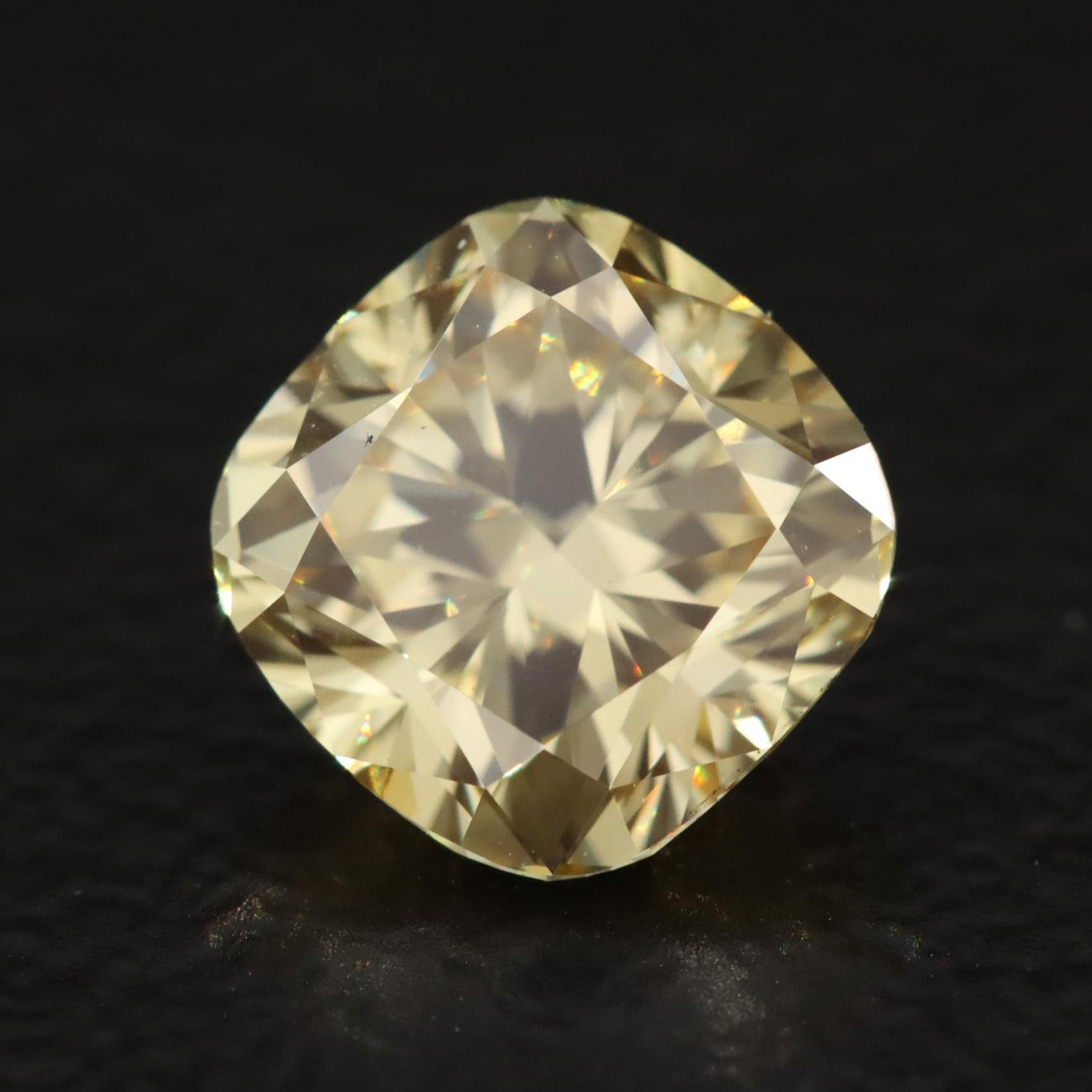 Loose 1.25 CT Fancy Vivid Yellow Lab Grown Diamond with IGI Report
