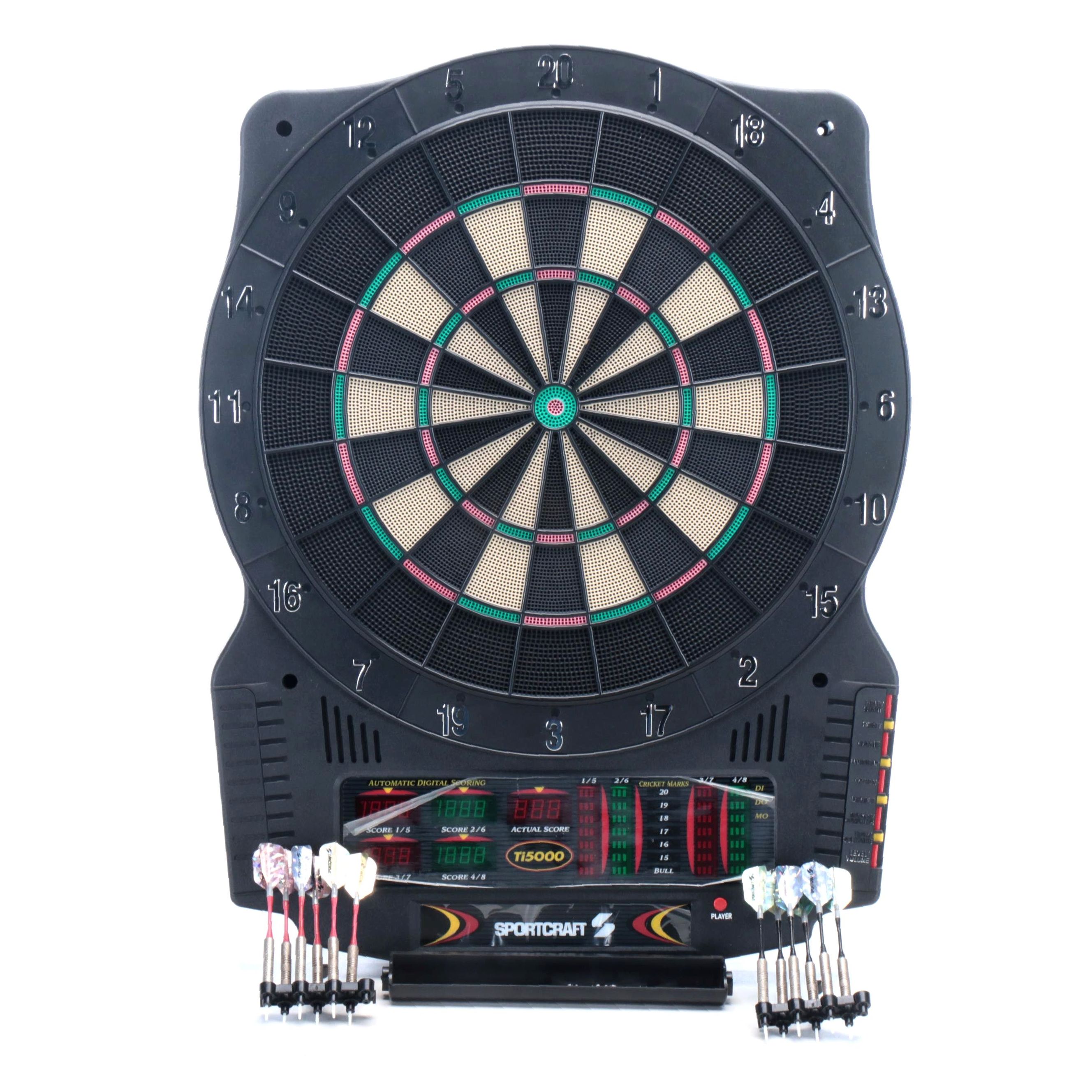 Sportcraft Ti5000 Electronic Dartboard and Darts