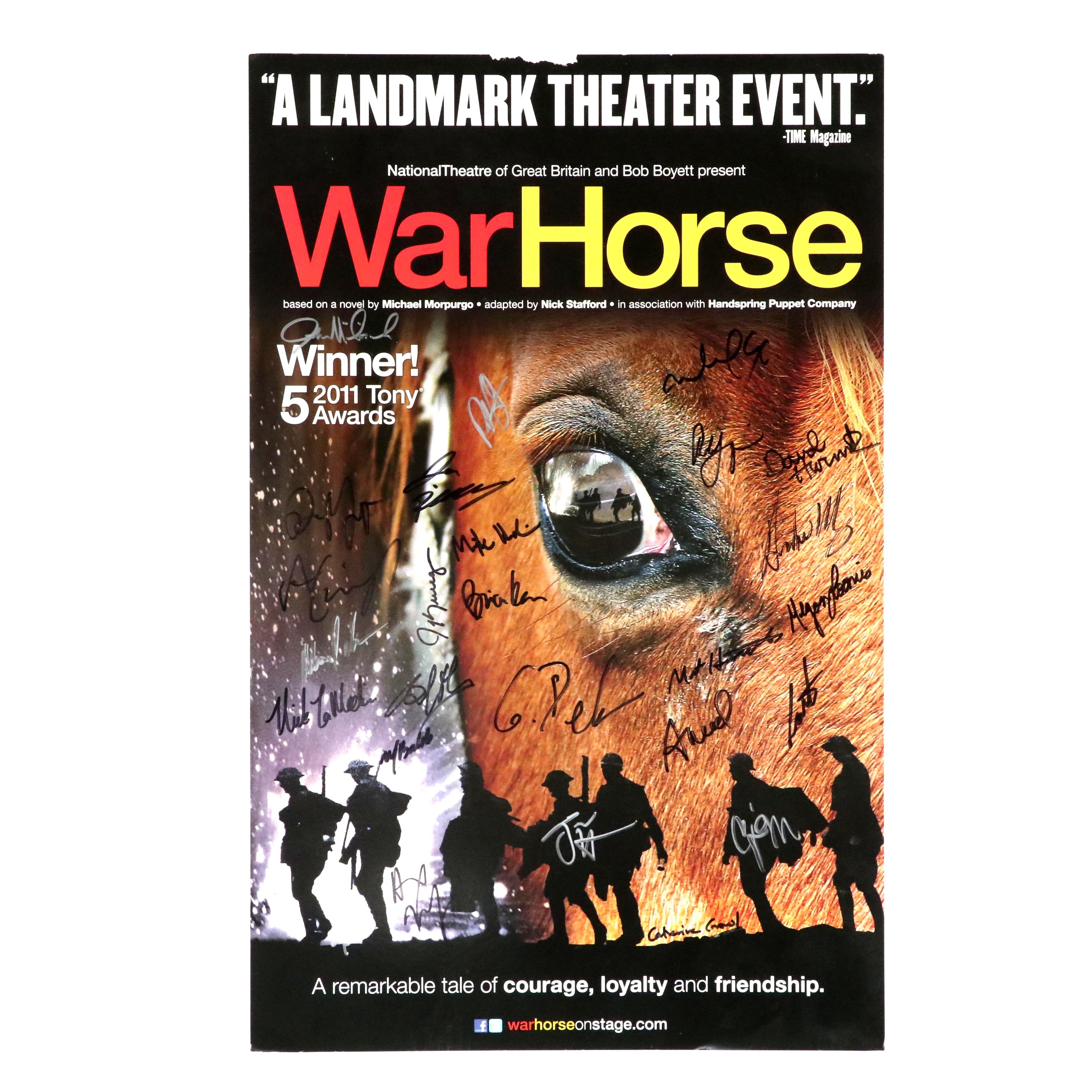 Signed "War Horse" Movie Poster, 2011