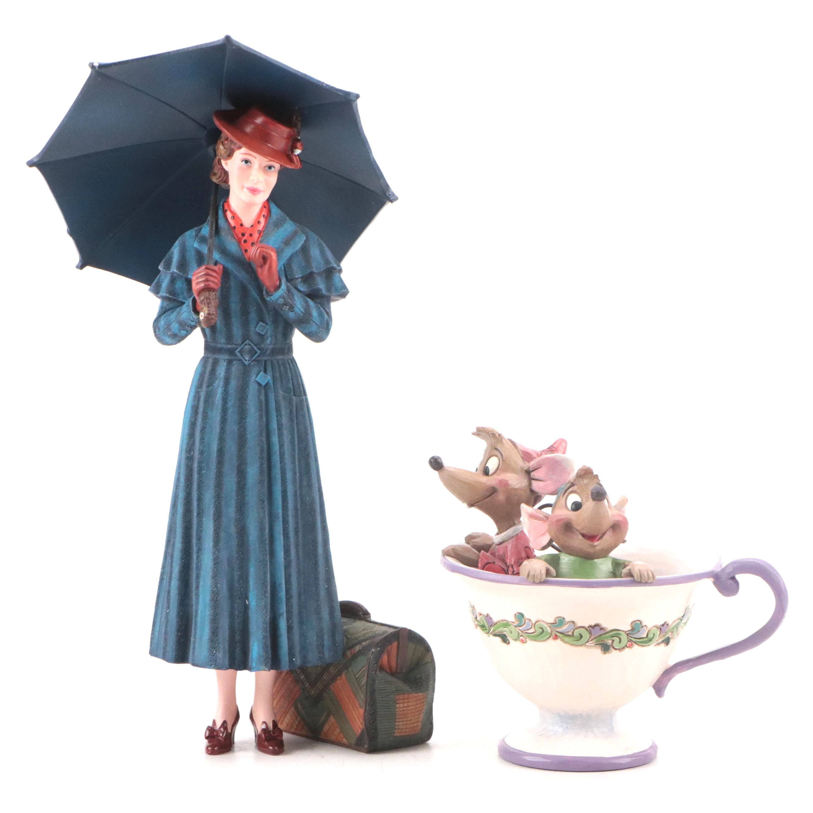 Enesco Disney Showcase "Mary Poppins" and "Tea For Two" Figurines