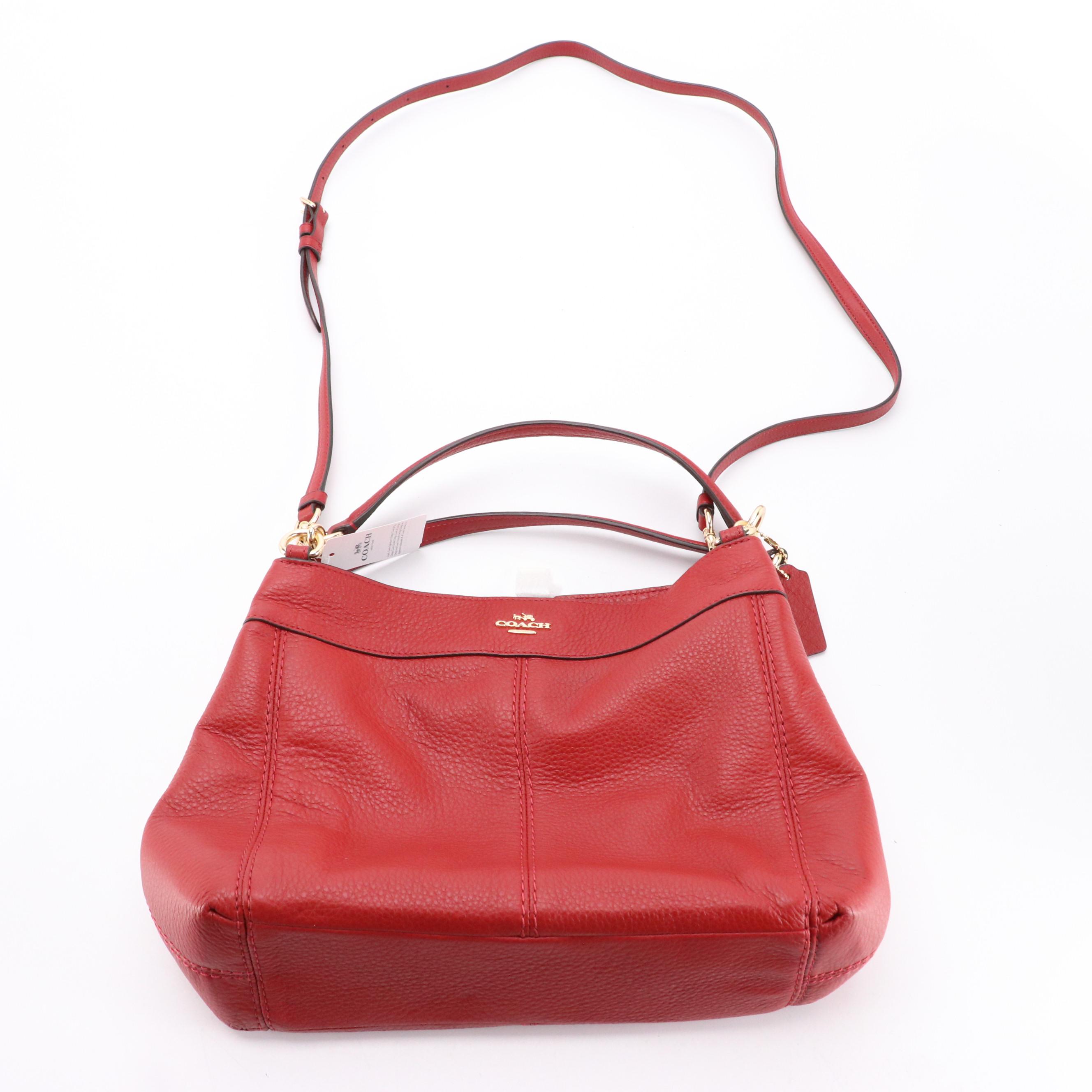 Coach Christie F34672 and Lexy F23537 Leather Two-Way Bags with Tags