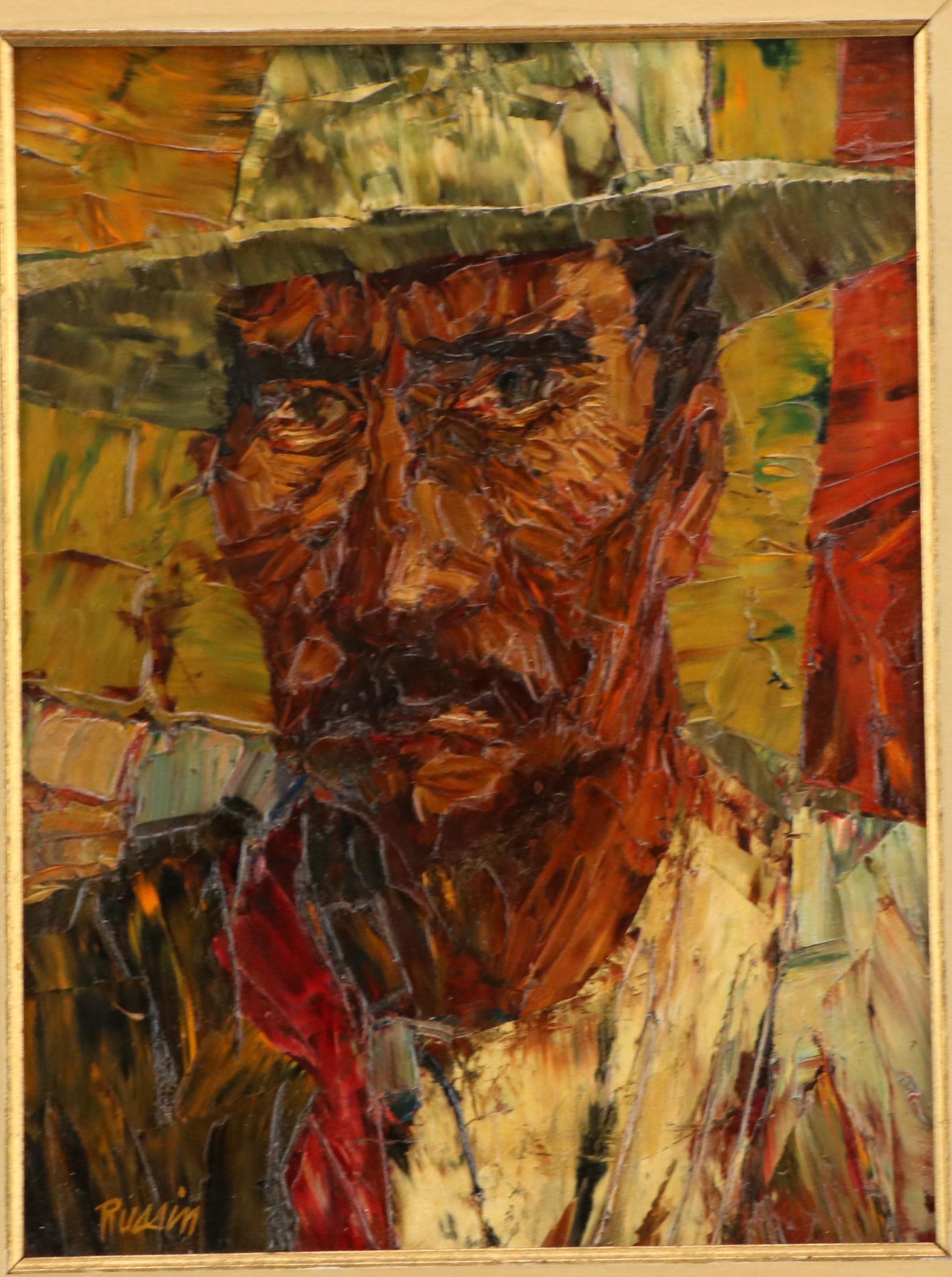 George Russin Portrait Oil Painting "Mexican Shepherd"