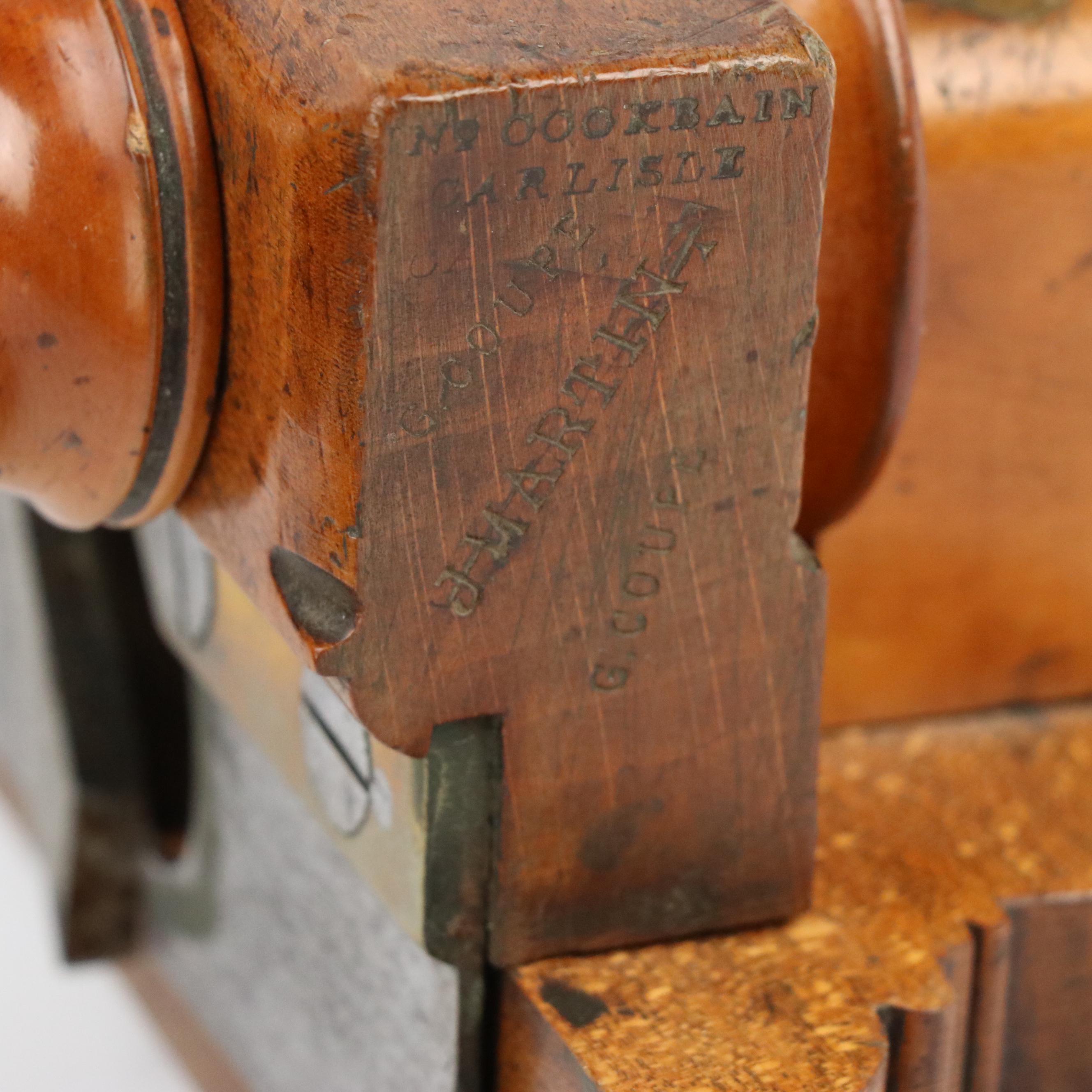 Antique Screw Plow Molding Plane, Boxwood Plow Plane, More Carpentry Tools