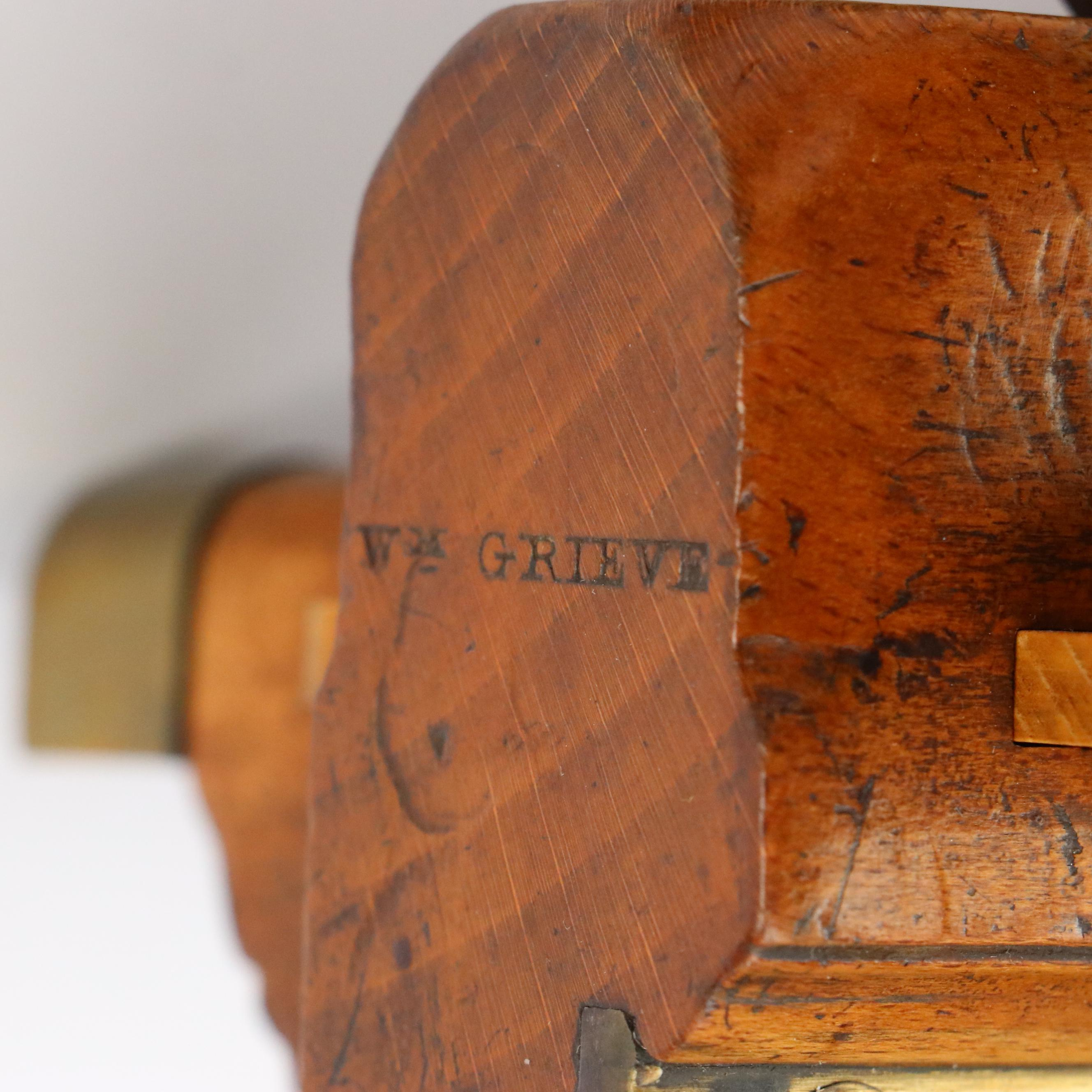 Antique Screw Plow Molding Plane, Boxwood Plow Plane, More Carpentry Tools