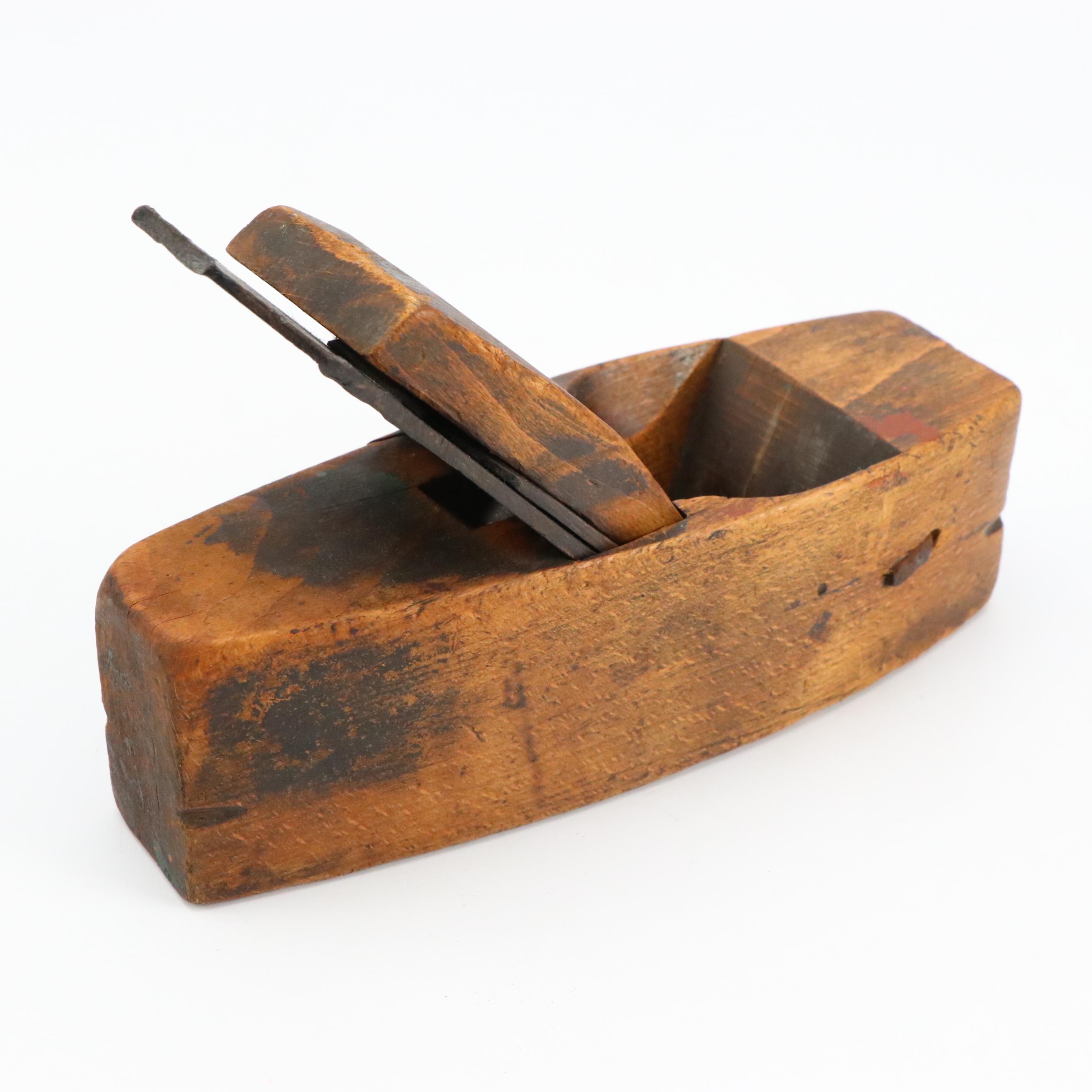 Antique Screw Plow Molding Plane, Boxwood Plow Plane, More Carpentry Tools