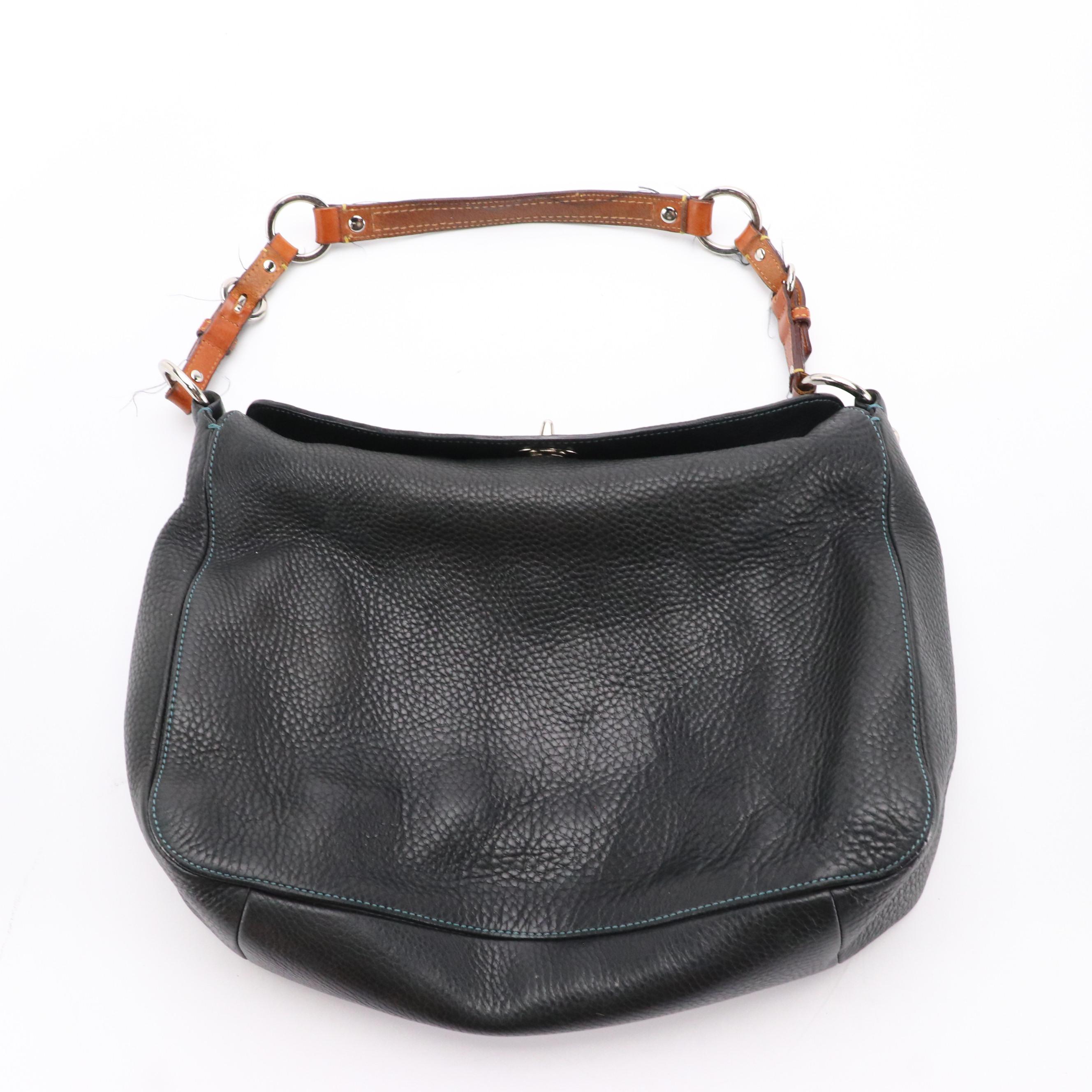 Coach Chelsea Hobo Shoulder Bag in Leather & File Crossbody in Signature Canvas