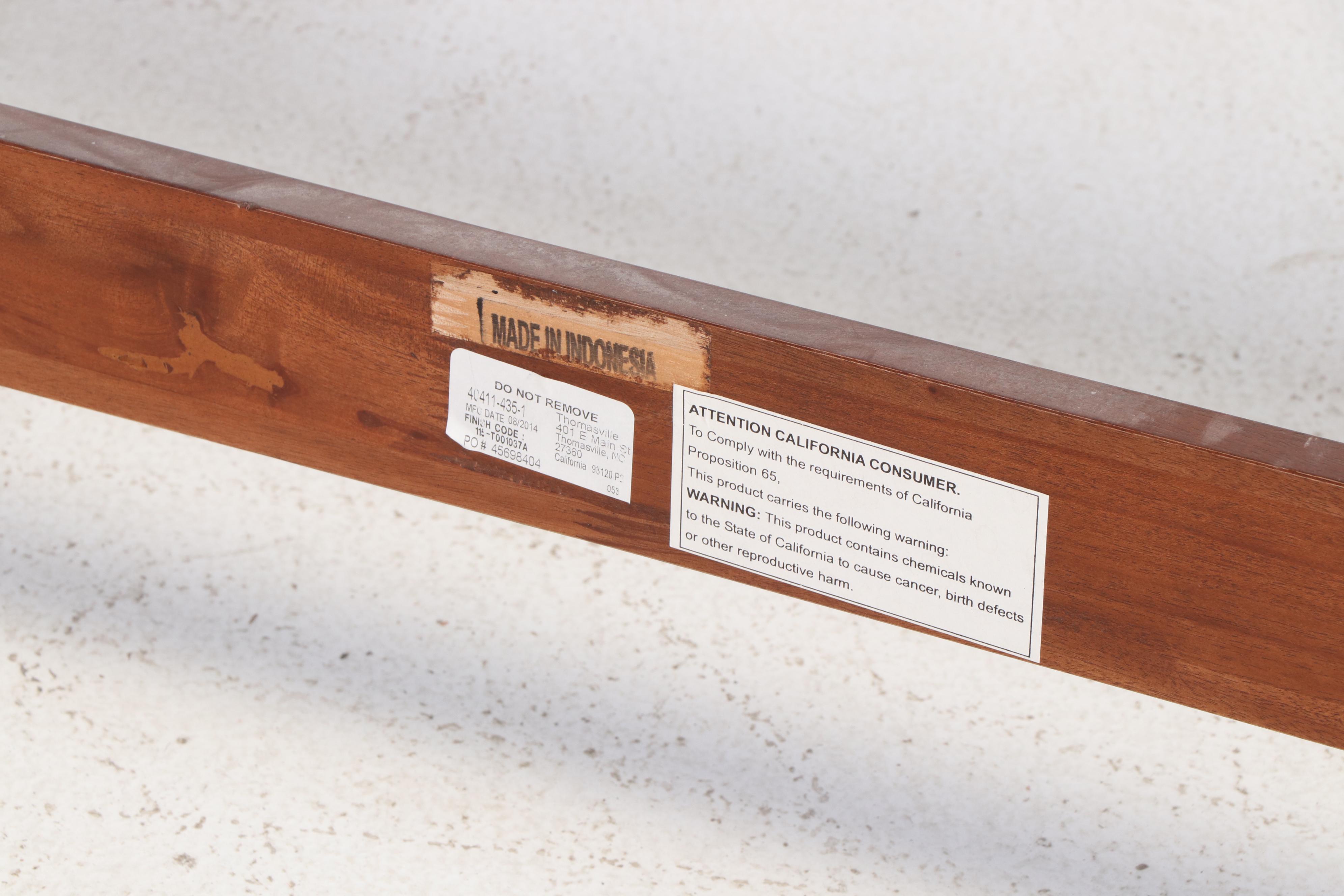 Thomasville Cherry Finish Queen Size Bed Frame