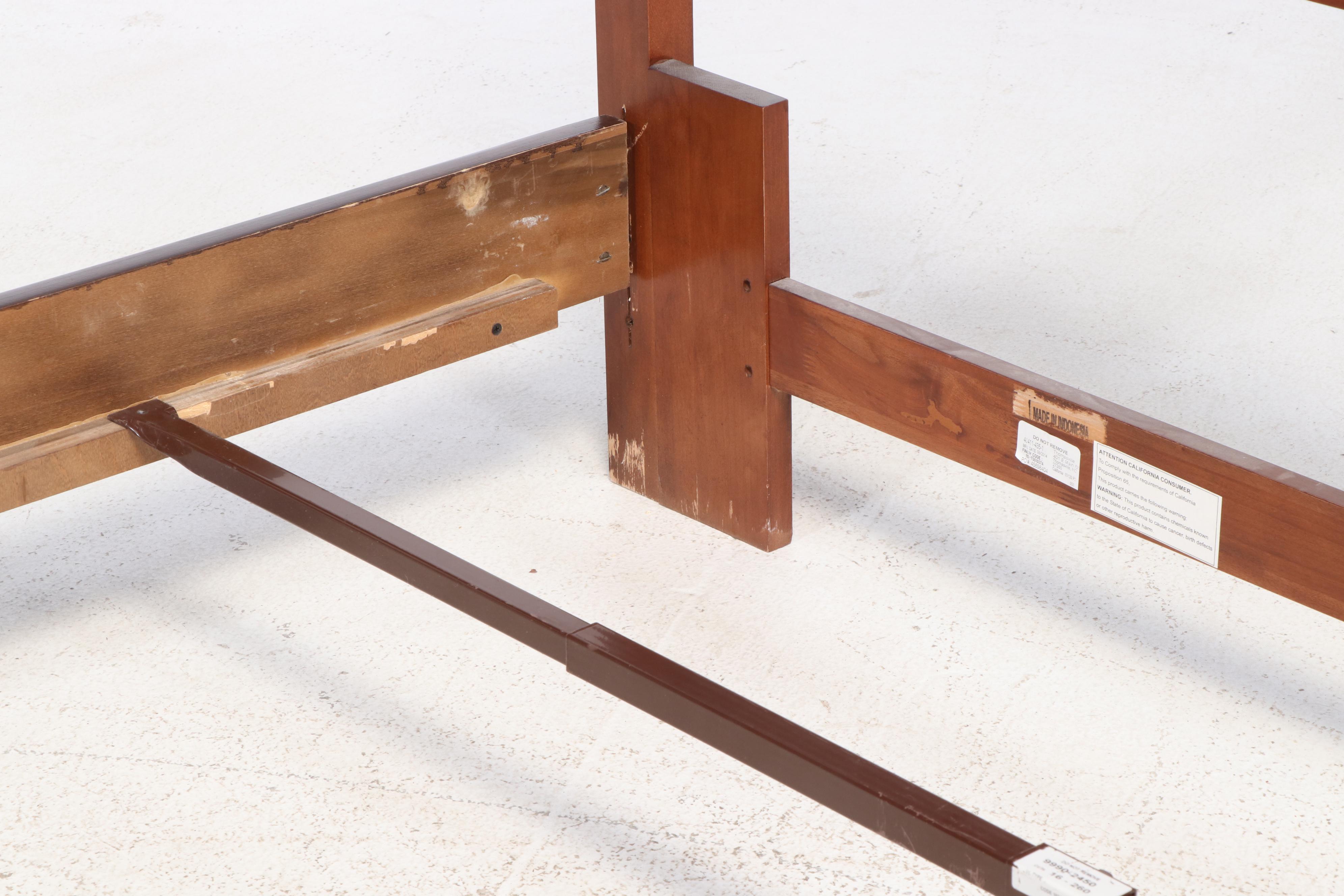 Thomasville Cherry Finish Queen Size Bed Frame