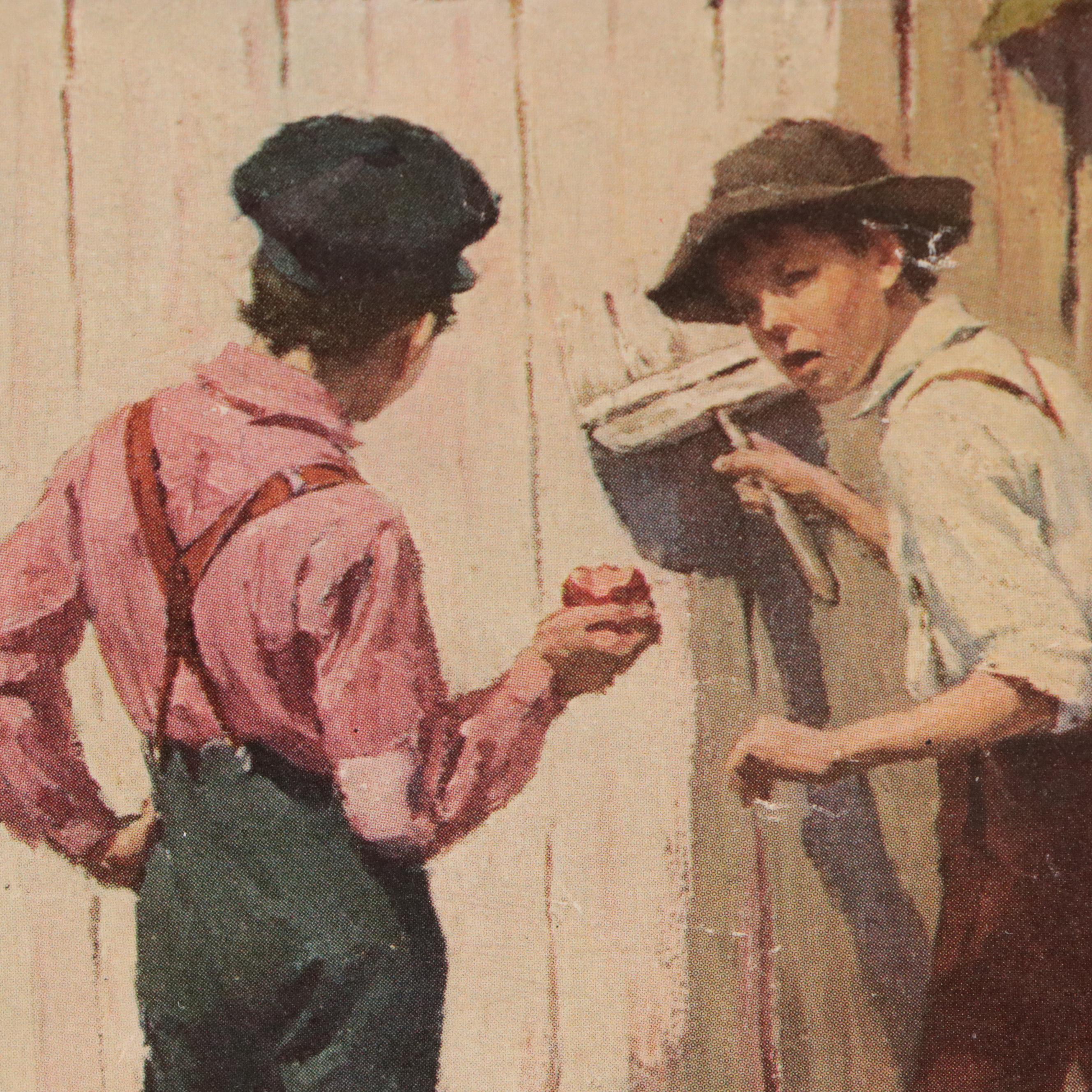 Worth Brehm Illustrated "The Adventures of Tom Sawyer" by Mark Twain, 1924