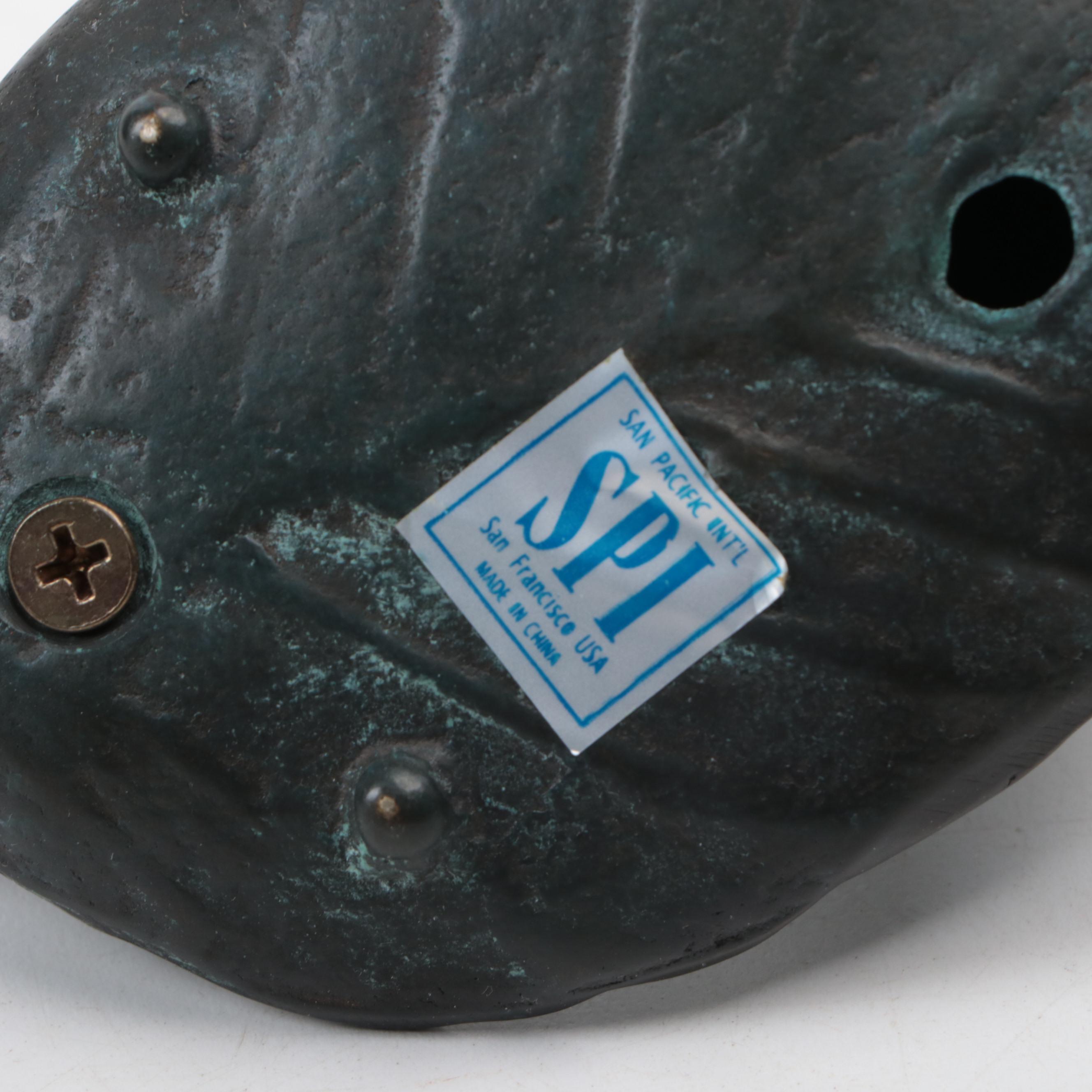 San Pacific International Paddling Mouse and Reading Mouse Candle Holders