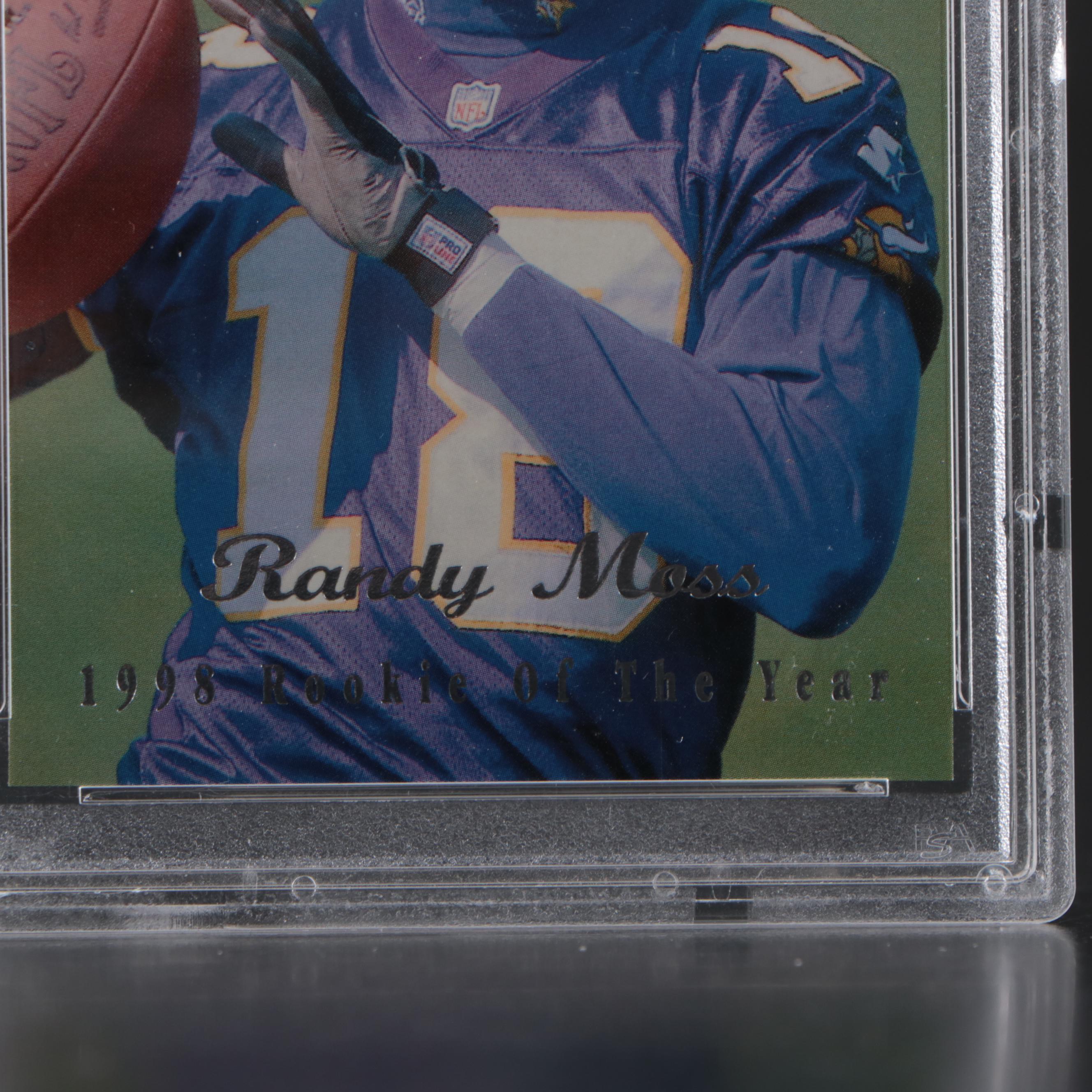 1998 Collector's Edge Randy Moss Rookie Card #157 Graded PSA 9