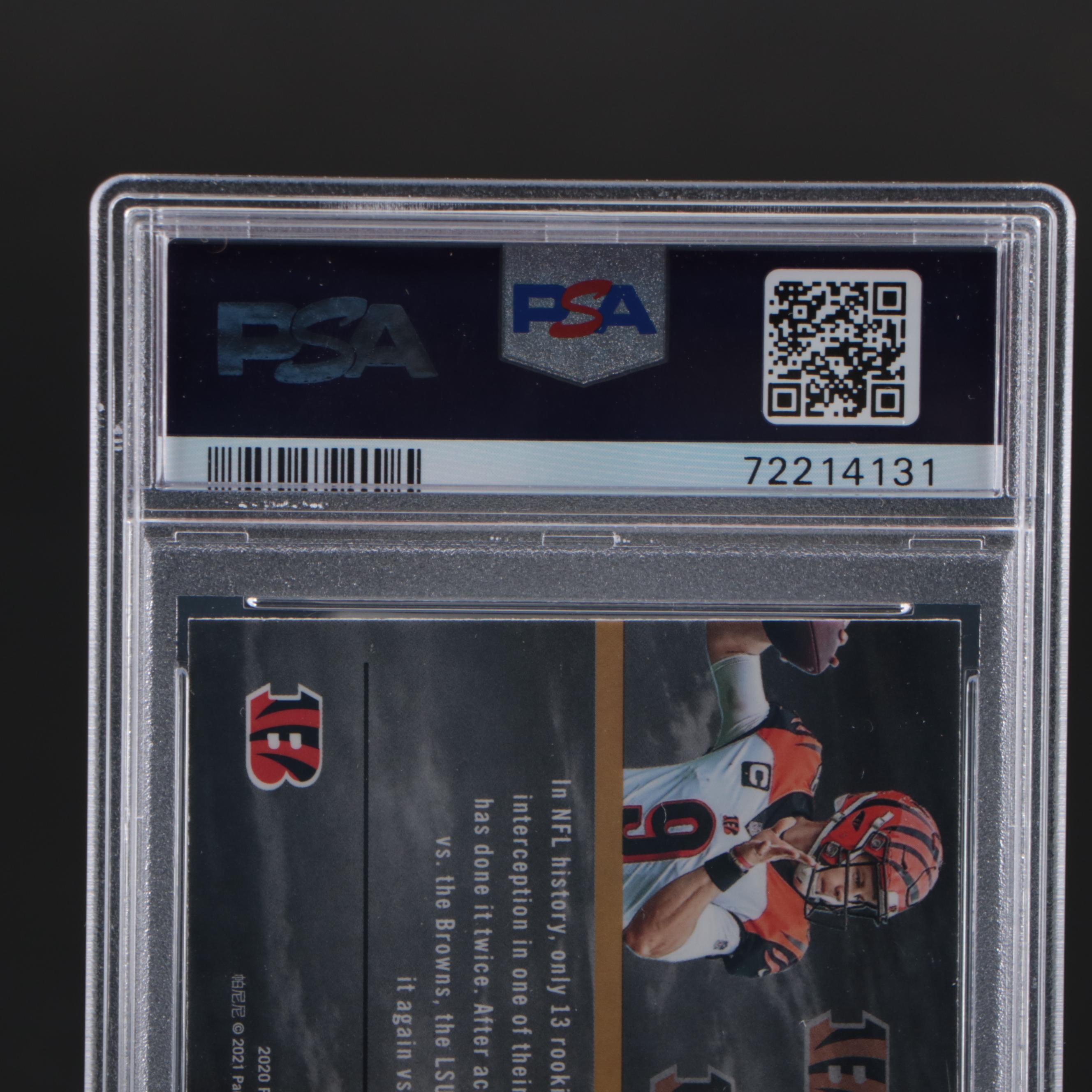 2020 Panini Select Joe Burrow Rookie Card #SCR1 Graded PSA 10