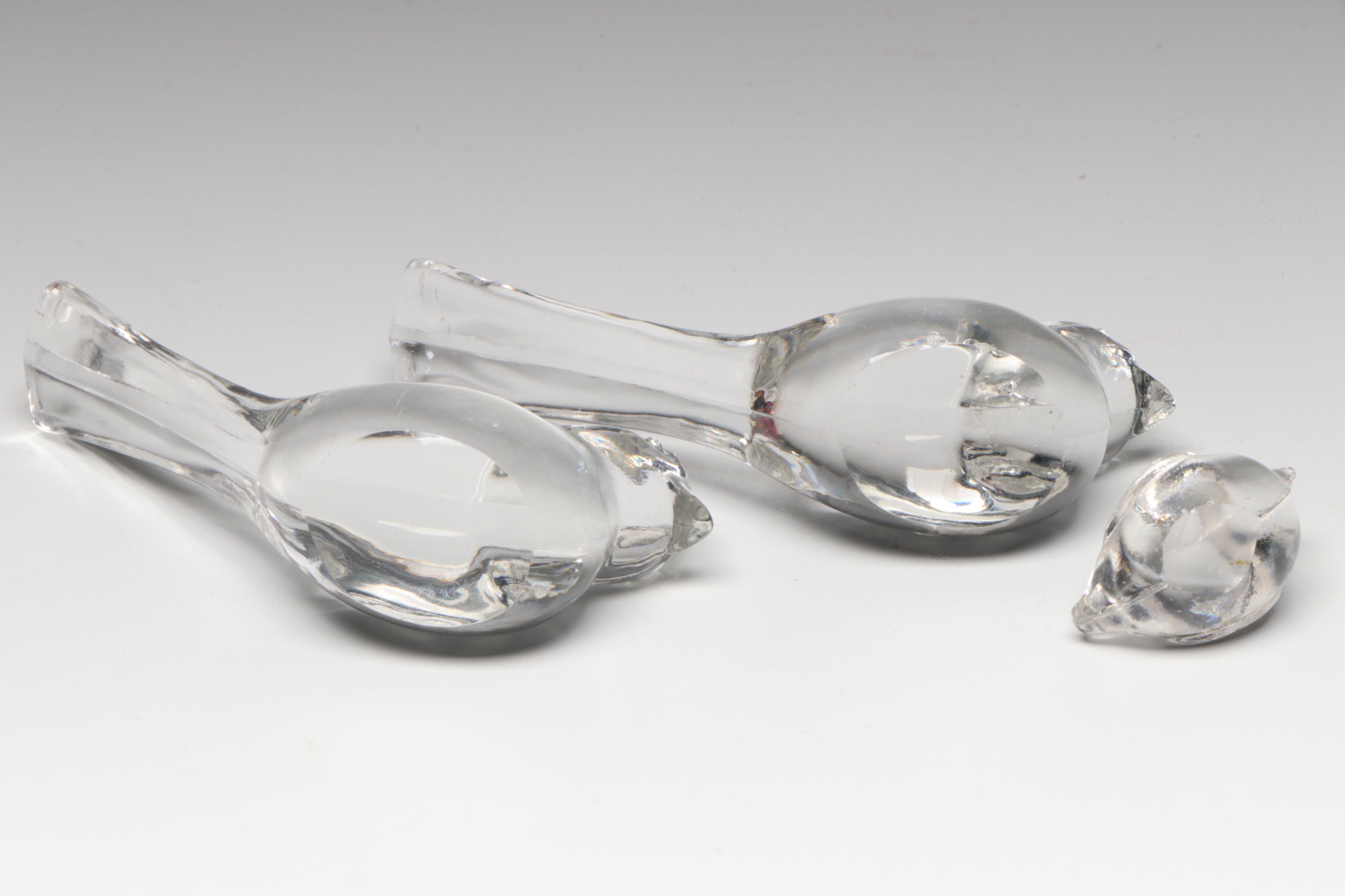 Pilgrim Cranberry Glass Pitcher, Baccarat "Sitting Rabbit" Figurine, and More